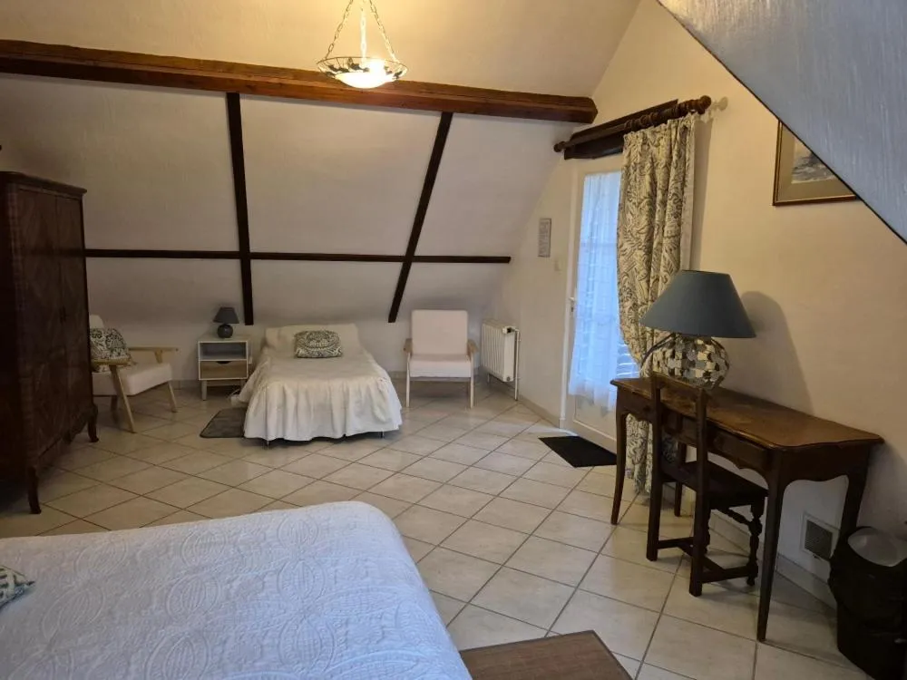 Bedroom, Bed in Le Moulin Garnier