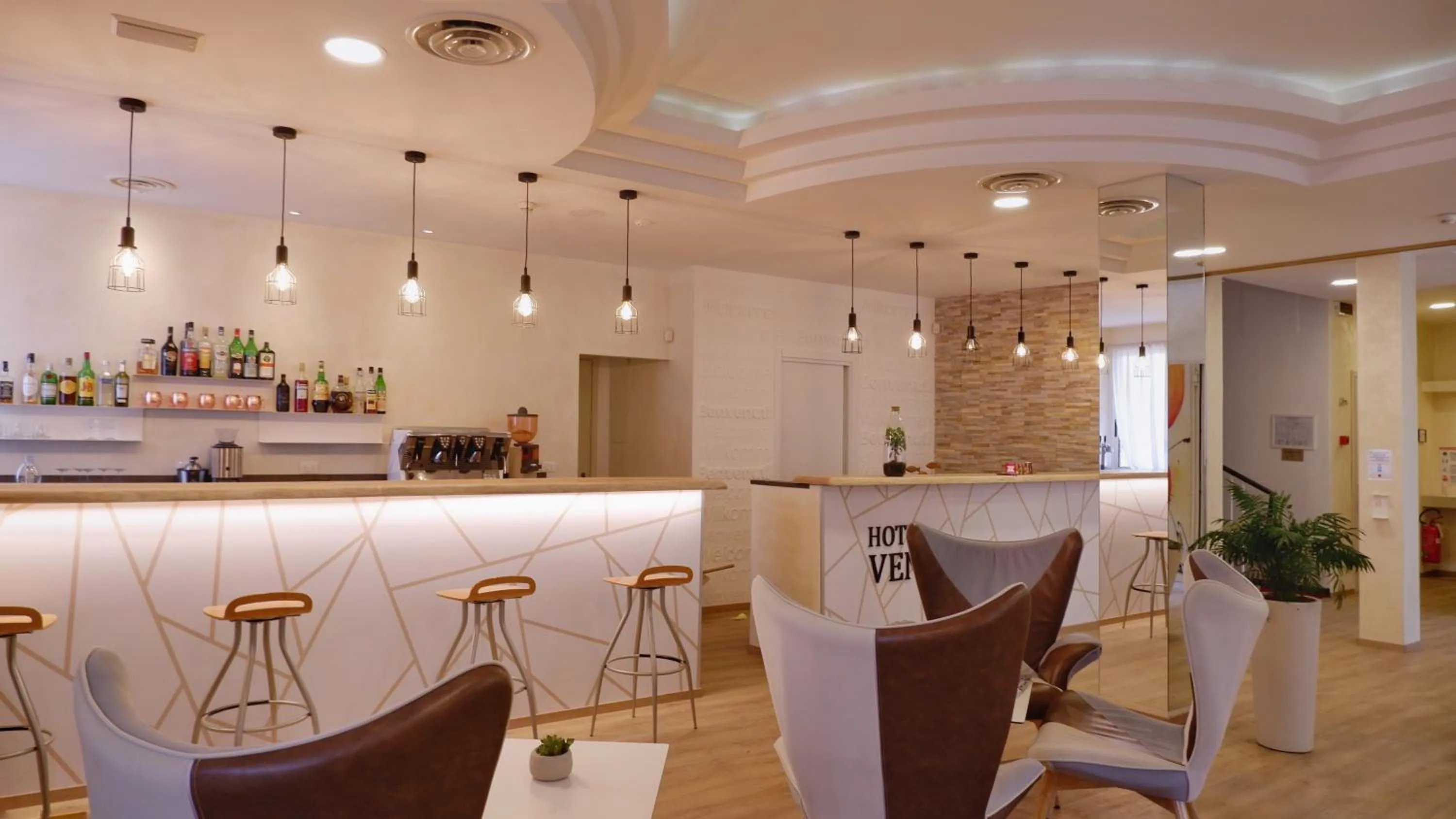 Communal lounge/ TV room in Hotel Venezuela