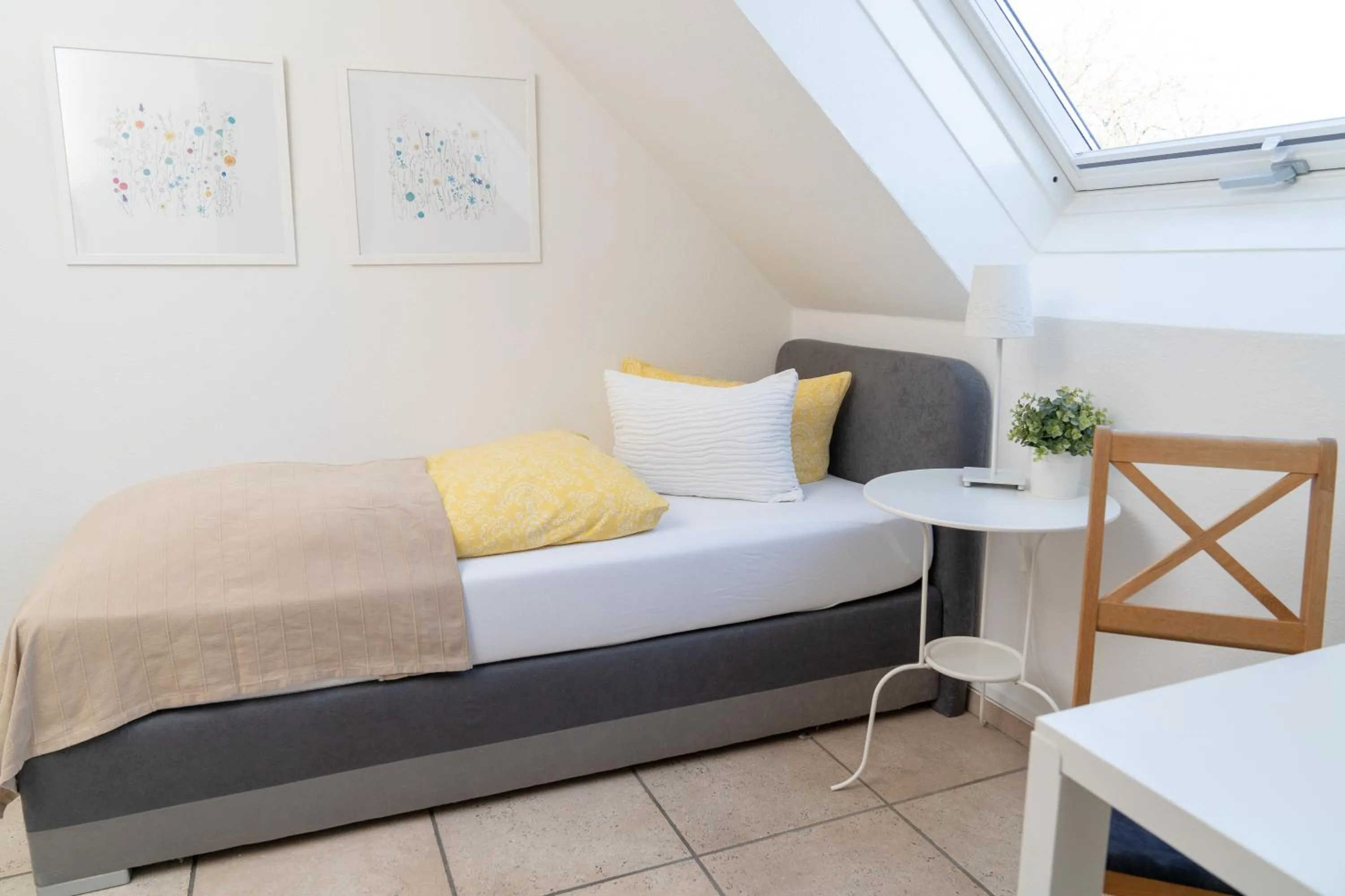 Bed in Hotel am Wasserschloss Glücksburg