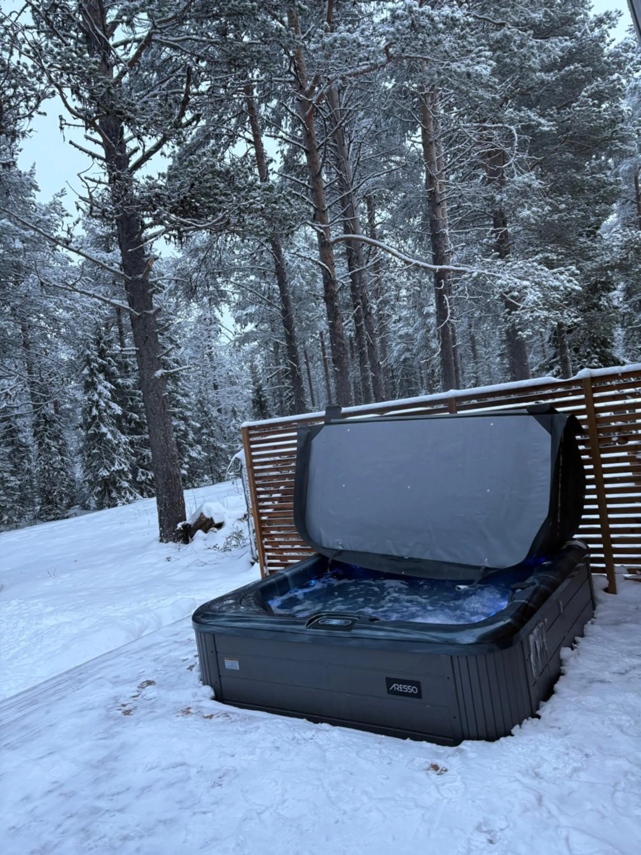 Open Air Bath in Arctic Shaman Adventures -Jurtta