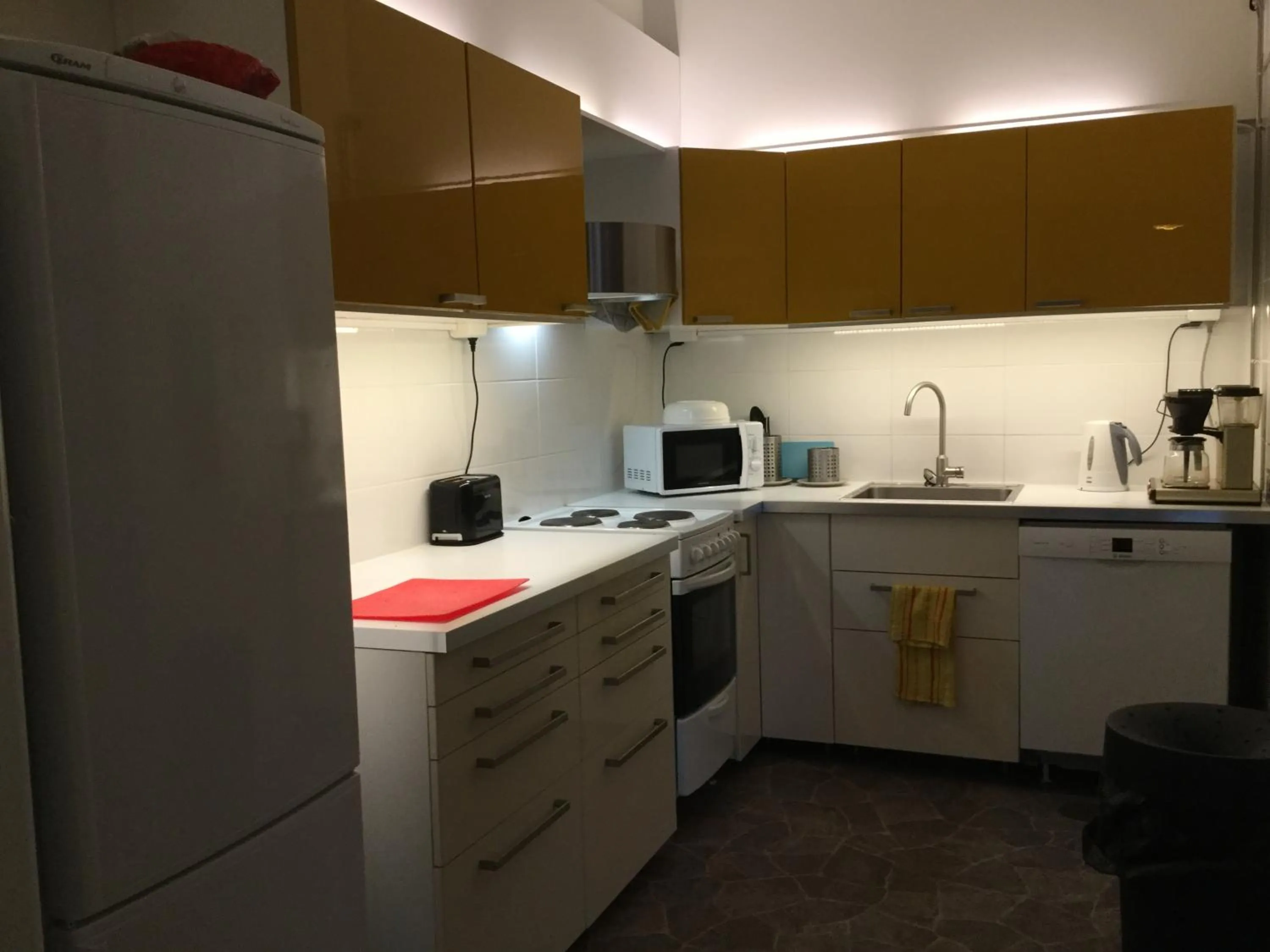 Kitchen or kitchenette in Arctic Shaman Adventures -Jurtta