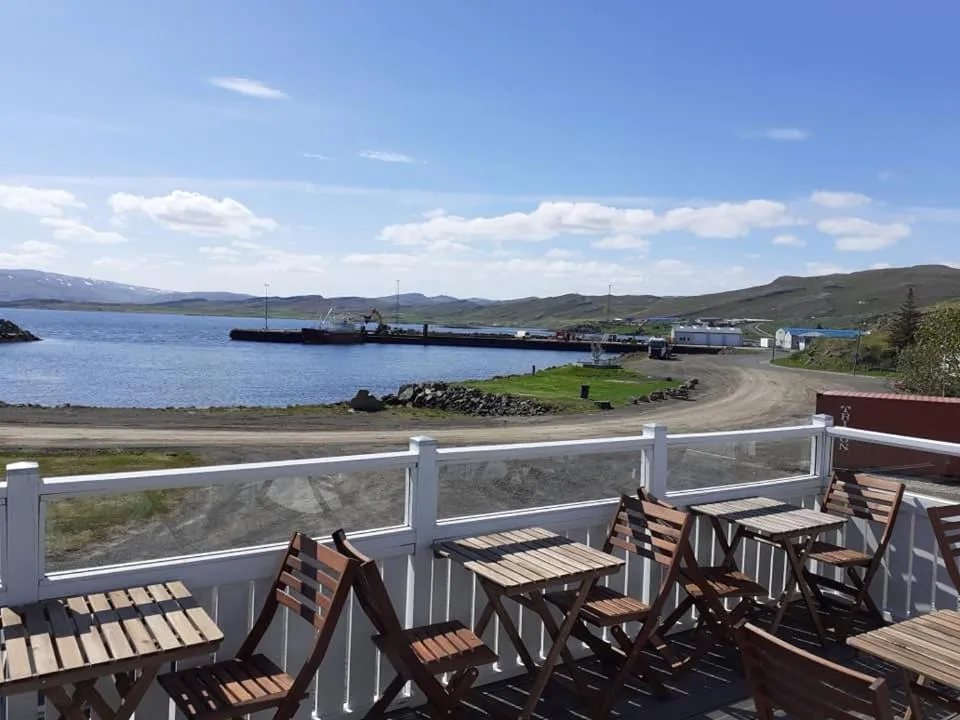 Balcony/Terrace in Gistihús Hólmavíkur