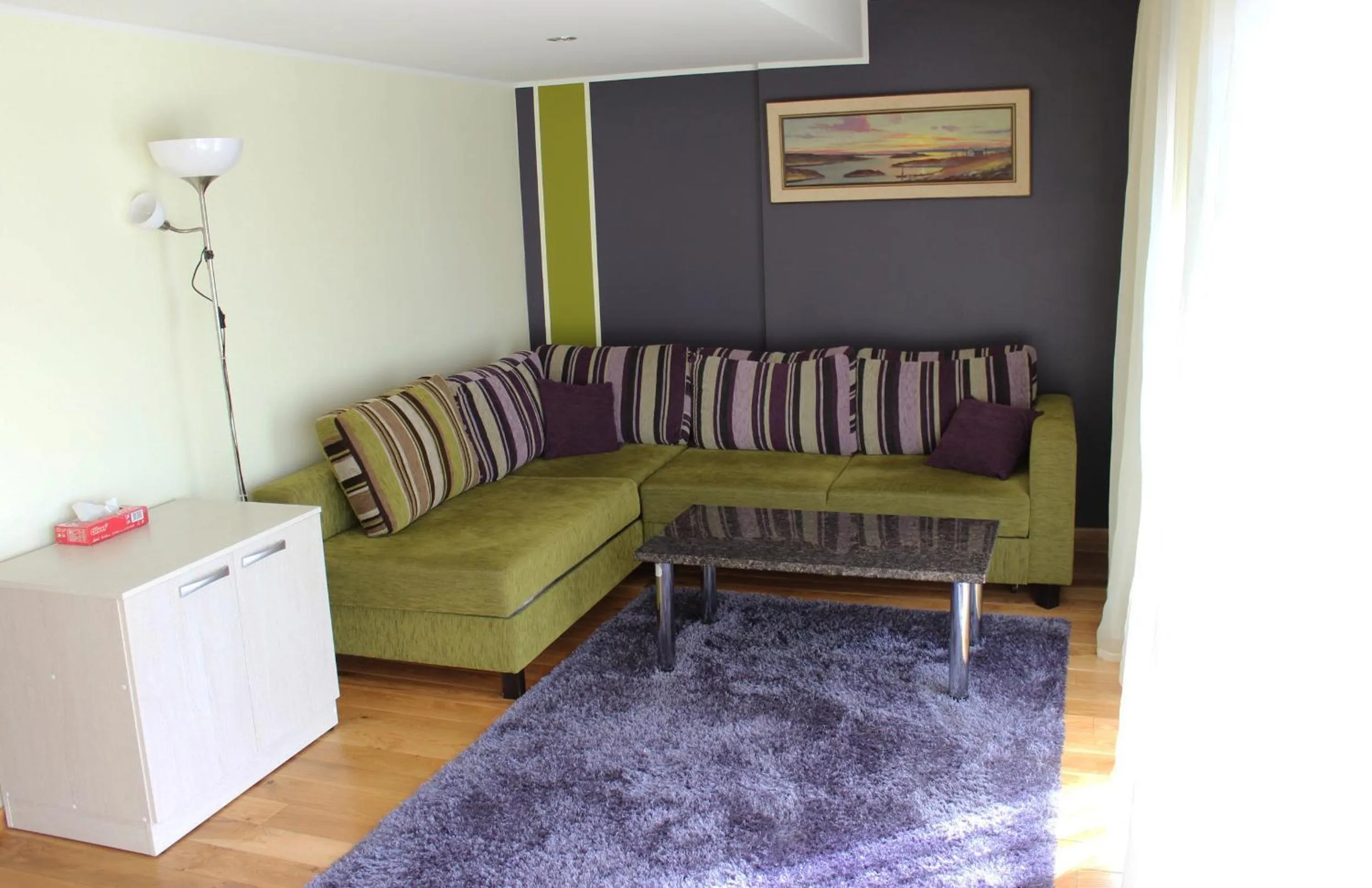 Seating area in Embrace Hotel & Apartments