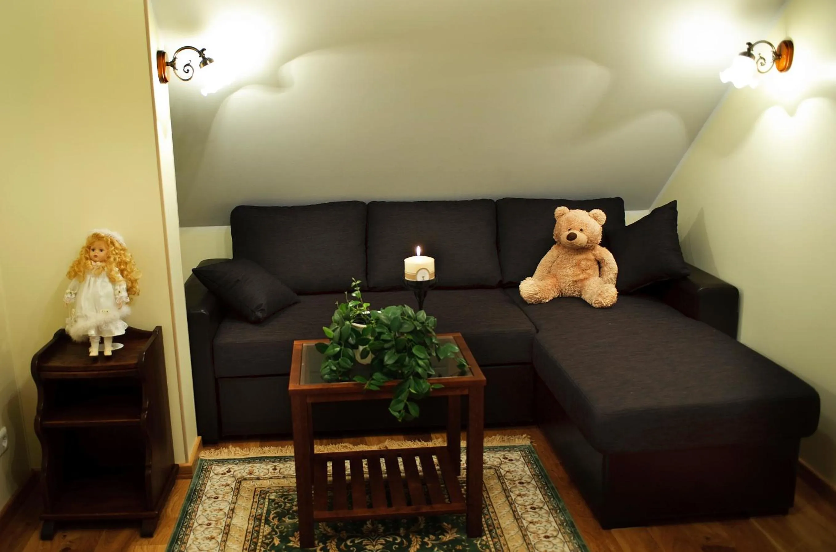 Seating area in Embrace Hotel & Apartments