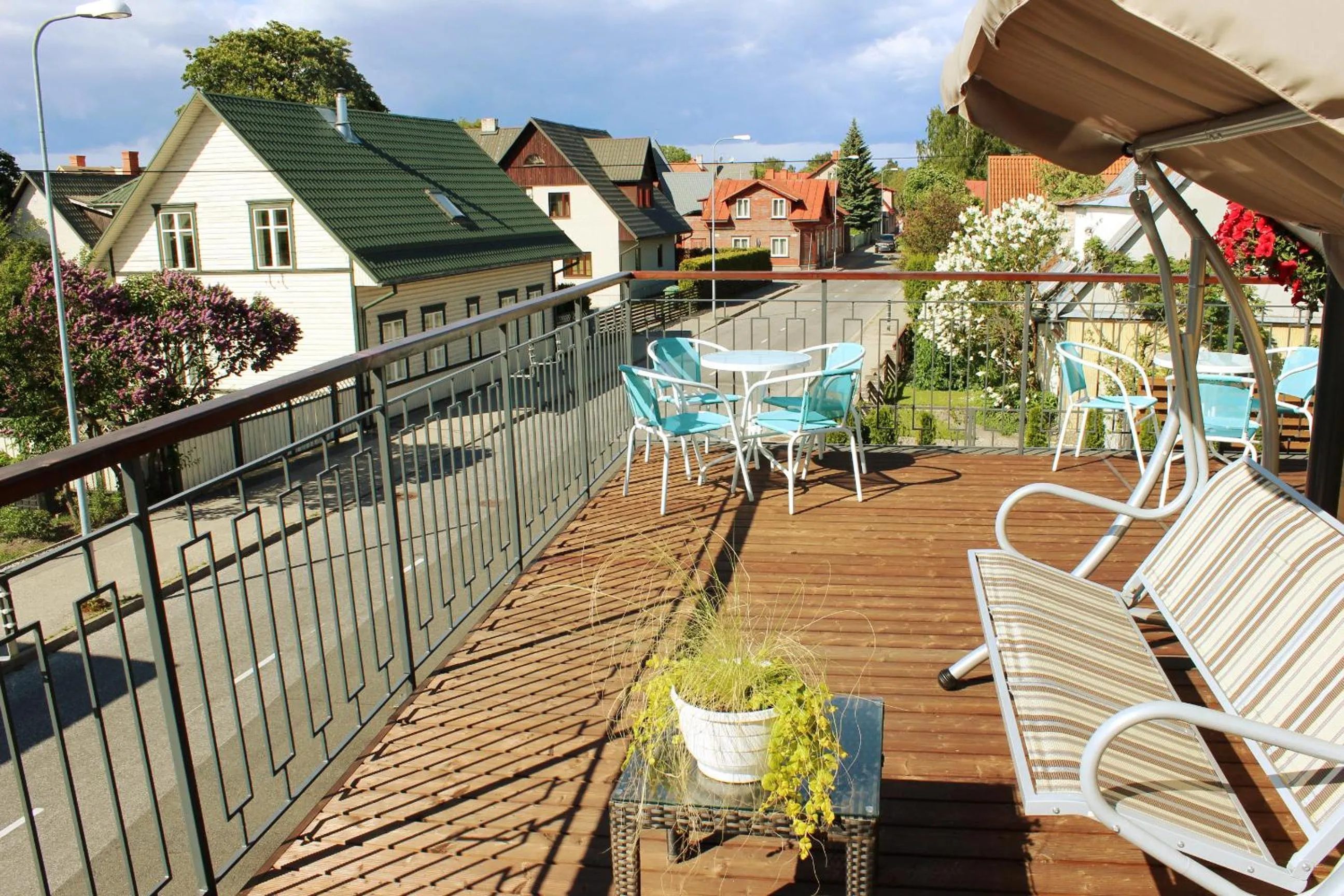 Balcony/Terrace in Embrace Hotel & Apartments