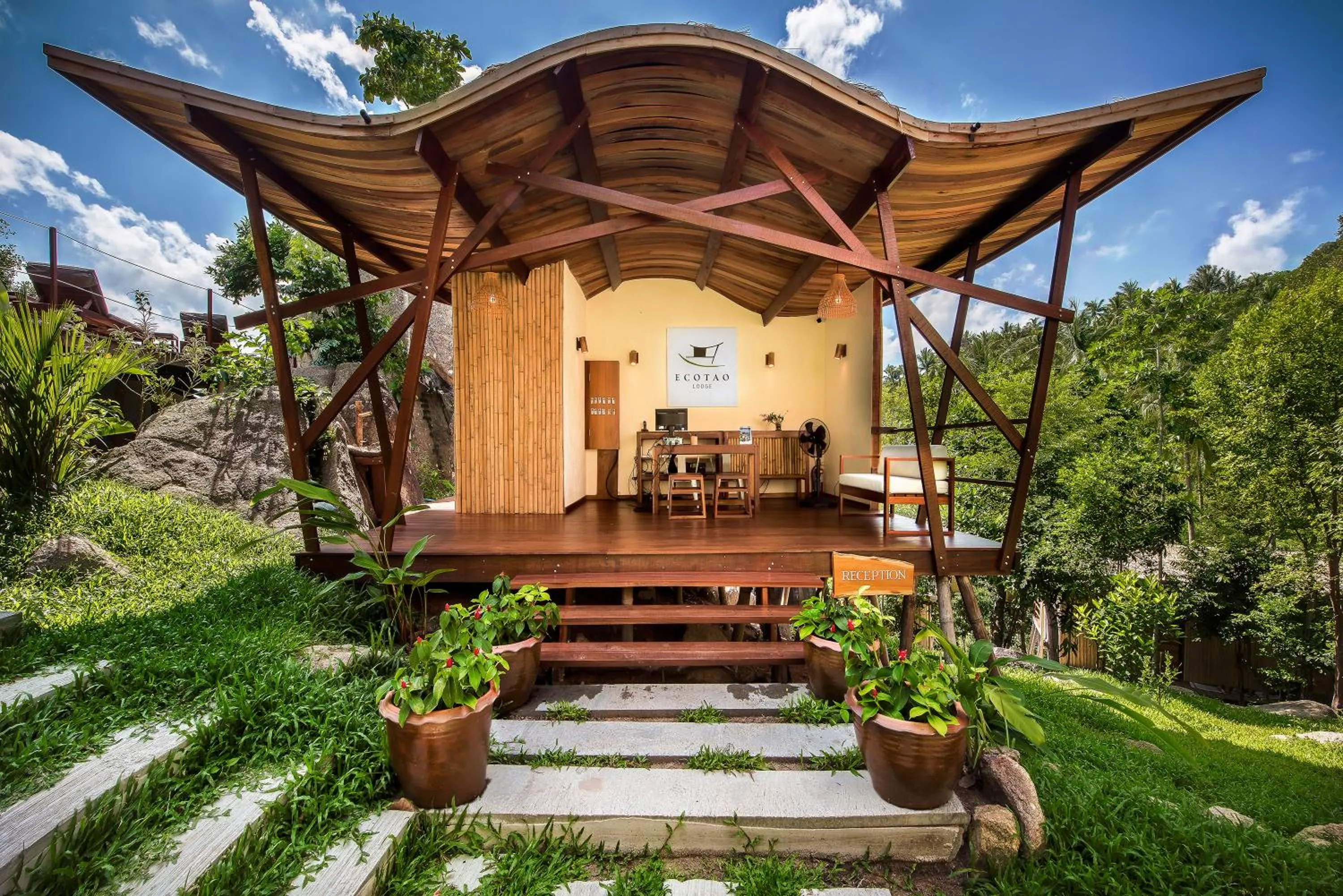 Lobby or reception in Ecotao Lodge