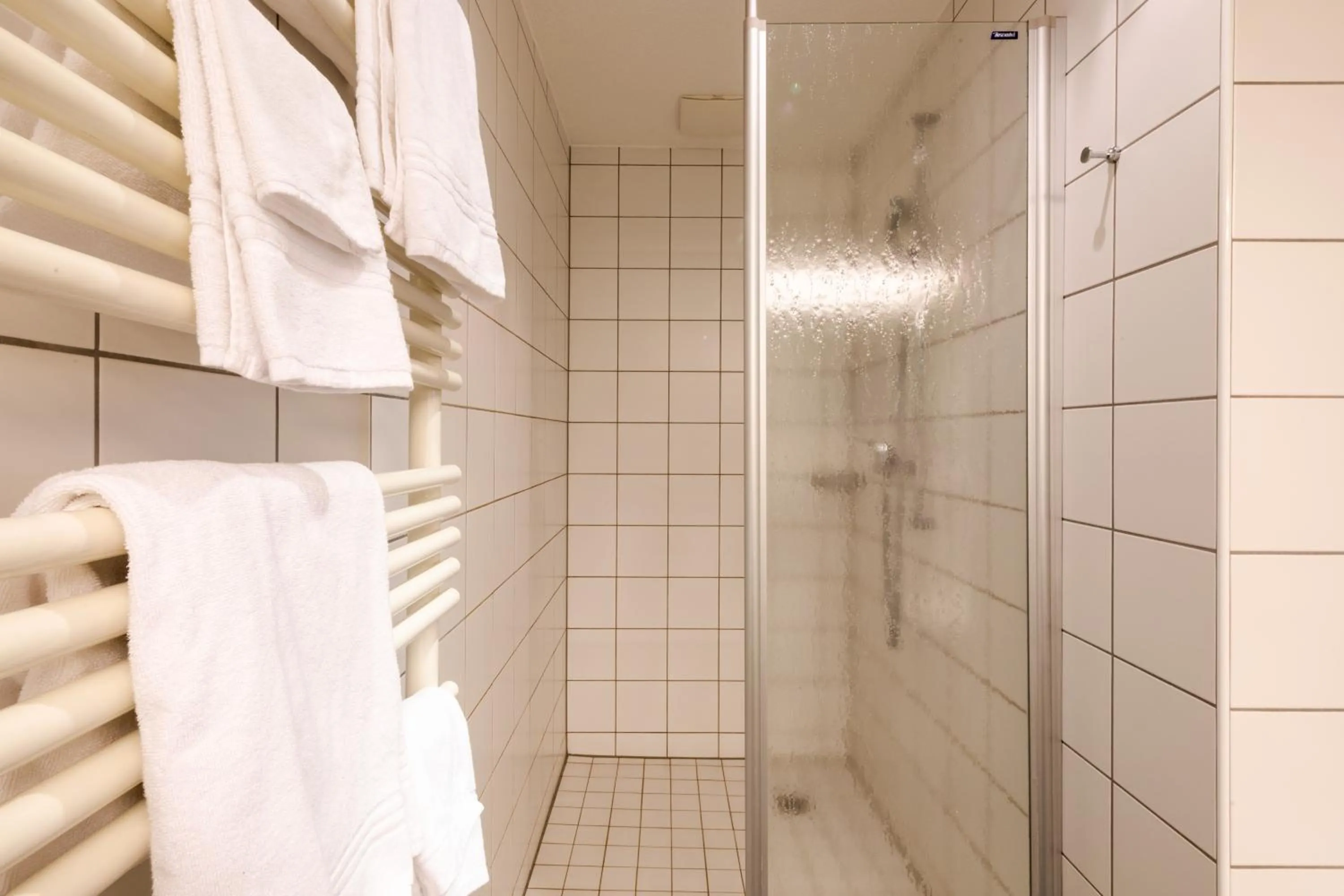 Shower in Gasthof Enge Self Check-In Hotel