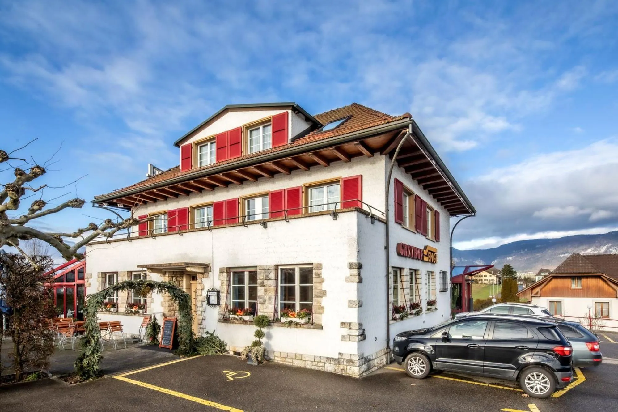 Property building in Gasthof Enge Self Check-In Hotel