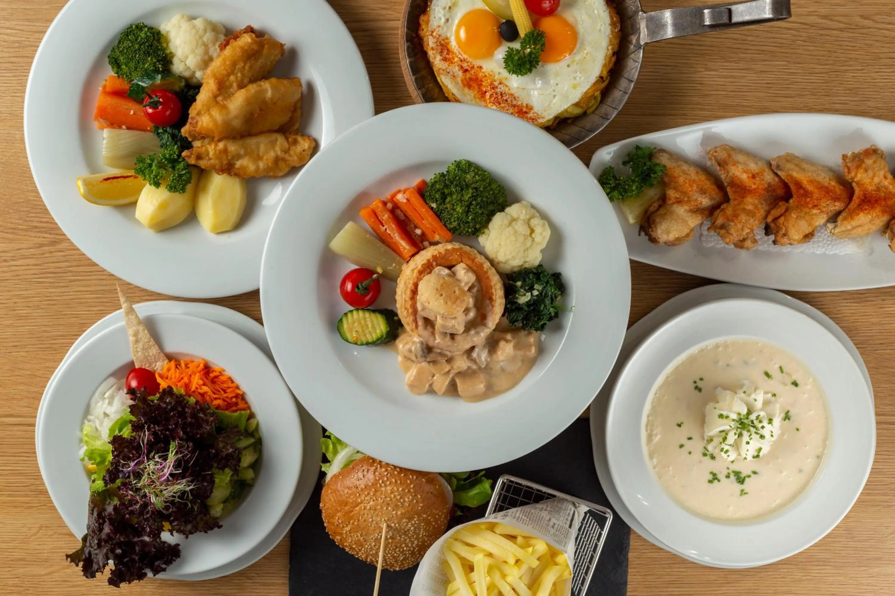 Restaurant/places to eat in Gasthof Enge Self Check-In Hotel