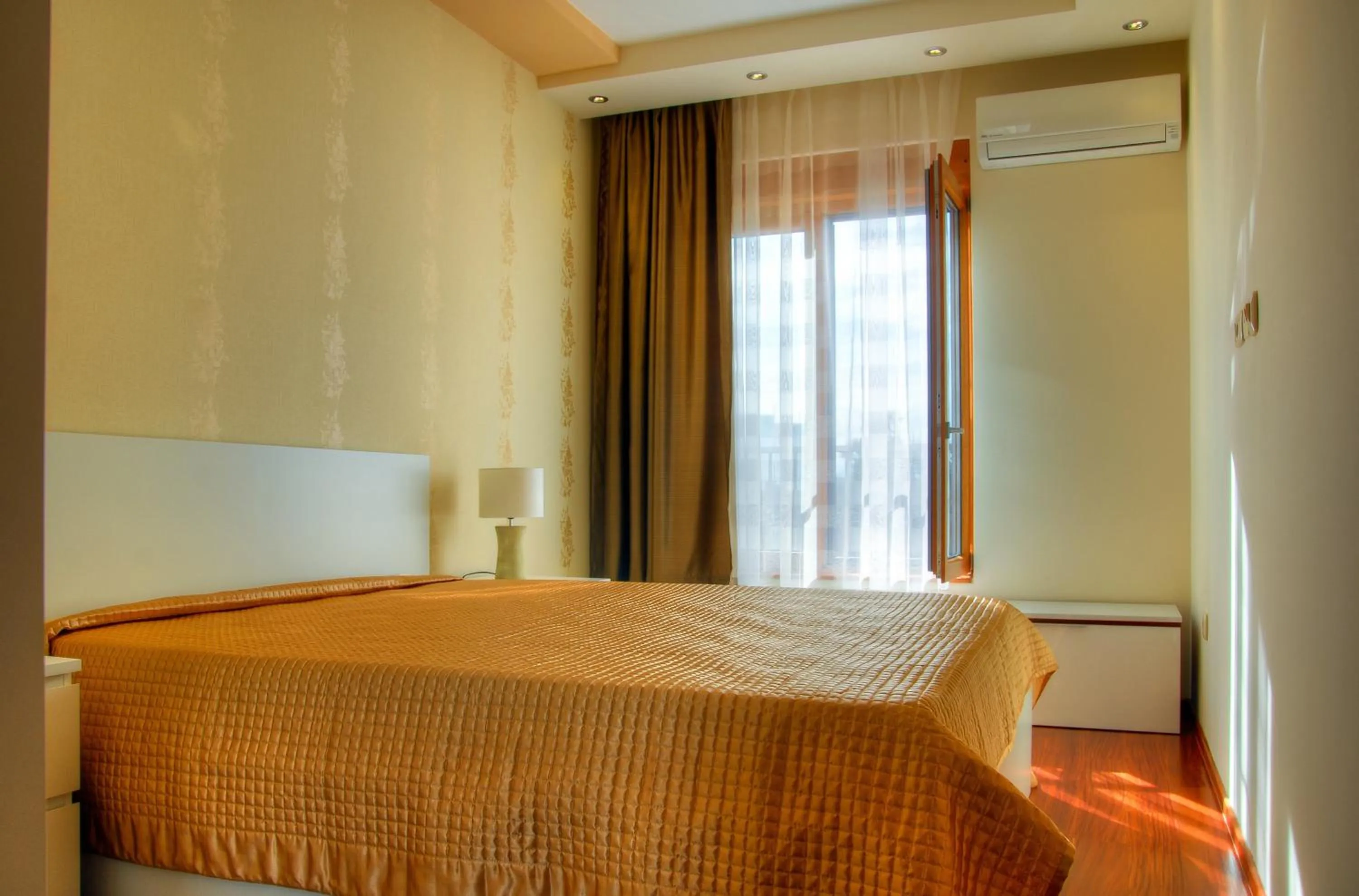 Bed in Apartments Athos