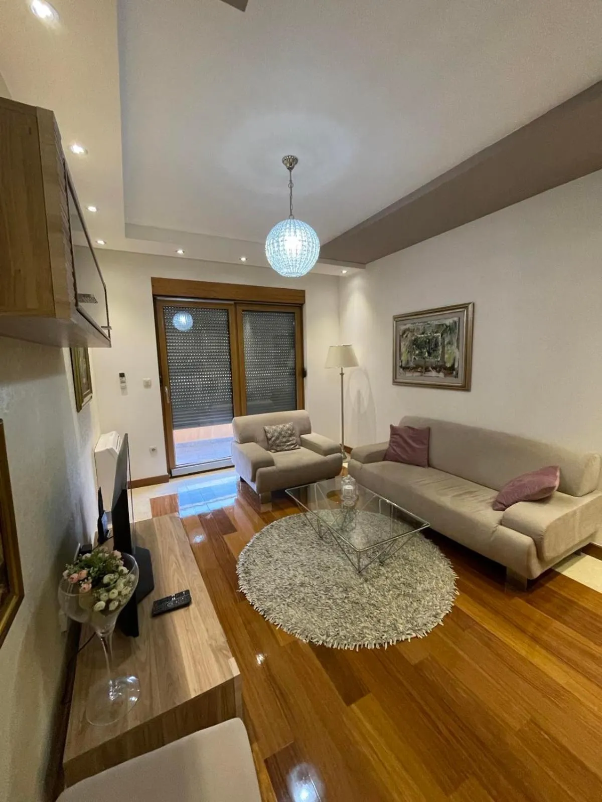 Living room in Apartments Athos