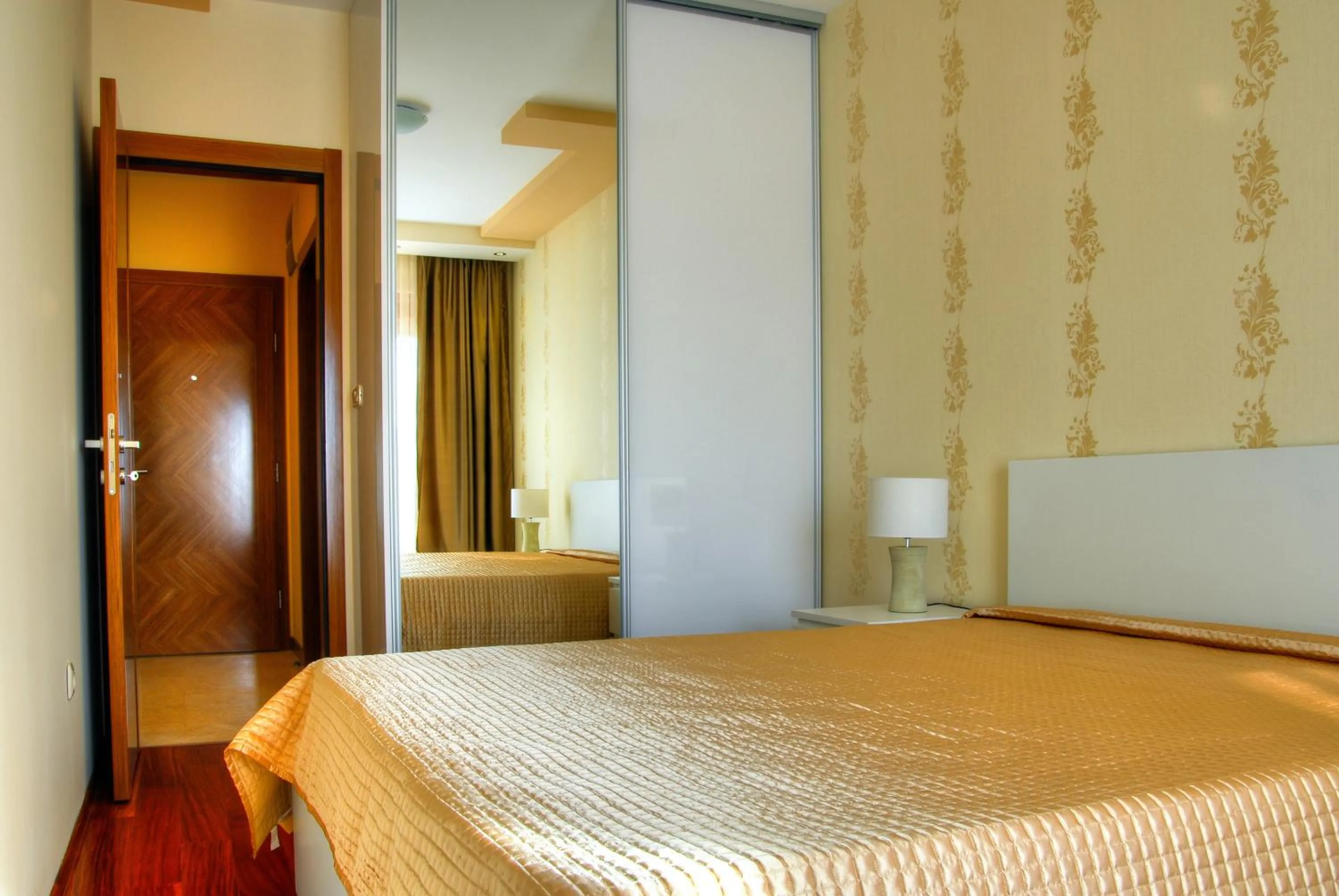 Bed in Apartments Athos