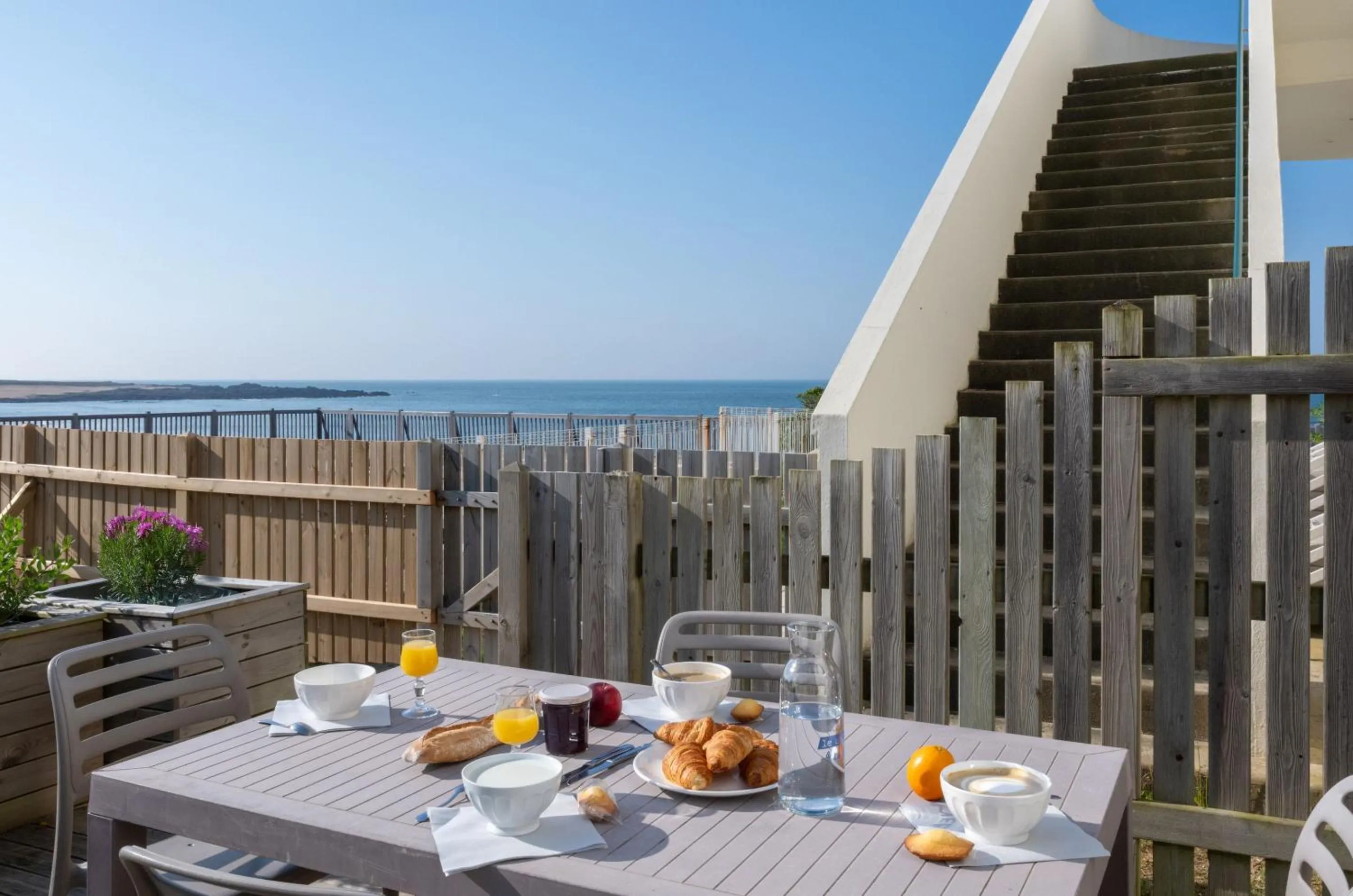 View (from property/room) in Résidence Odalys Valentin plage