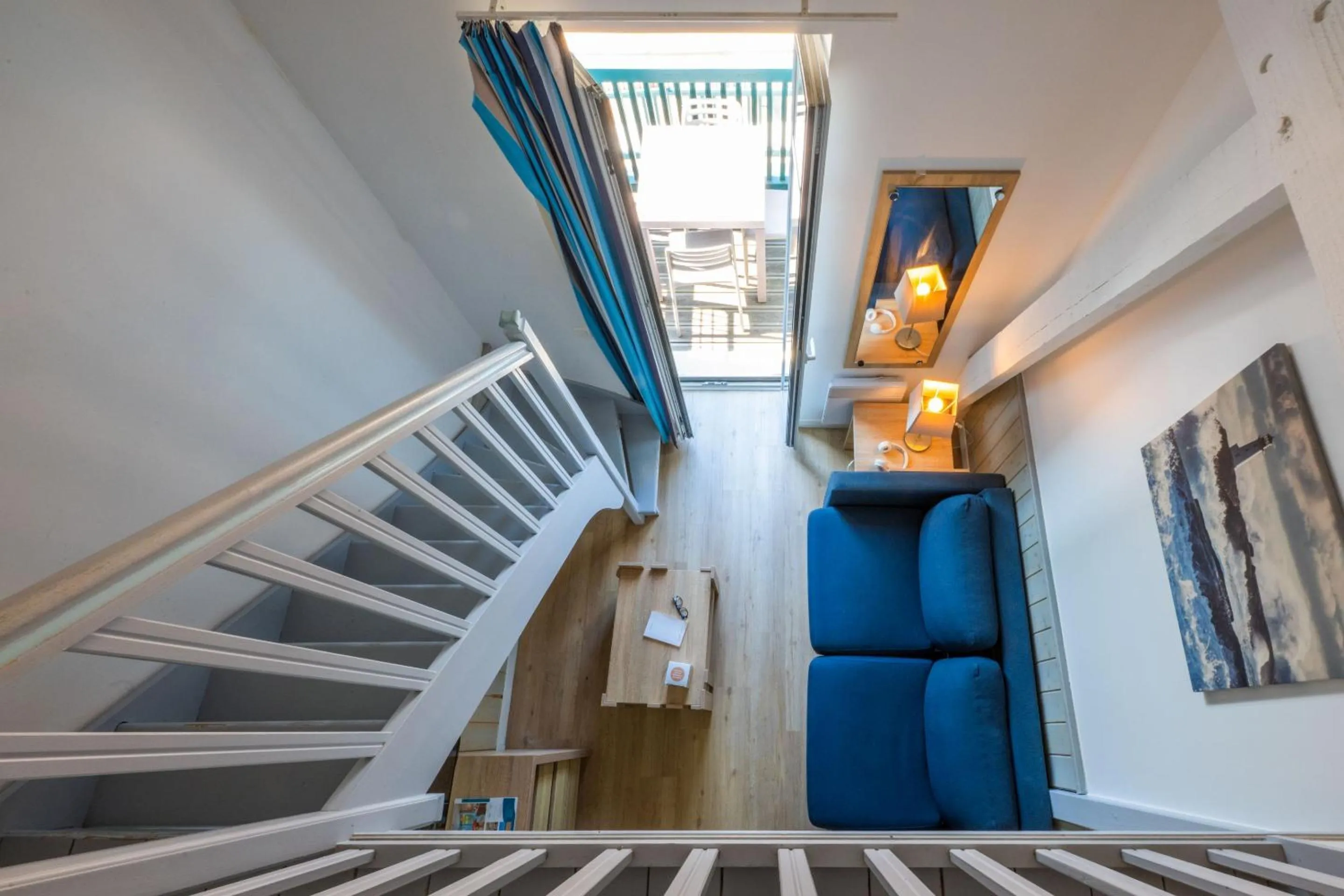 Living room in Résidence Odalys Valentin plage