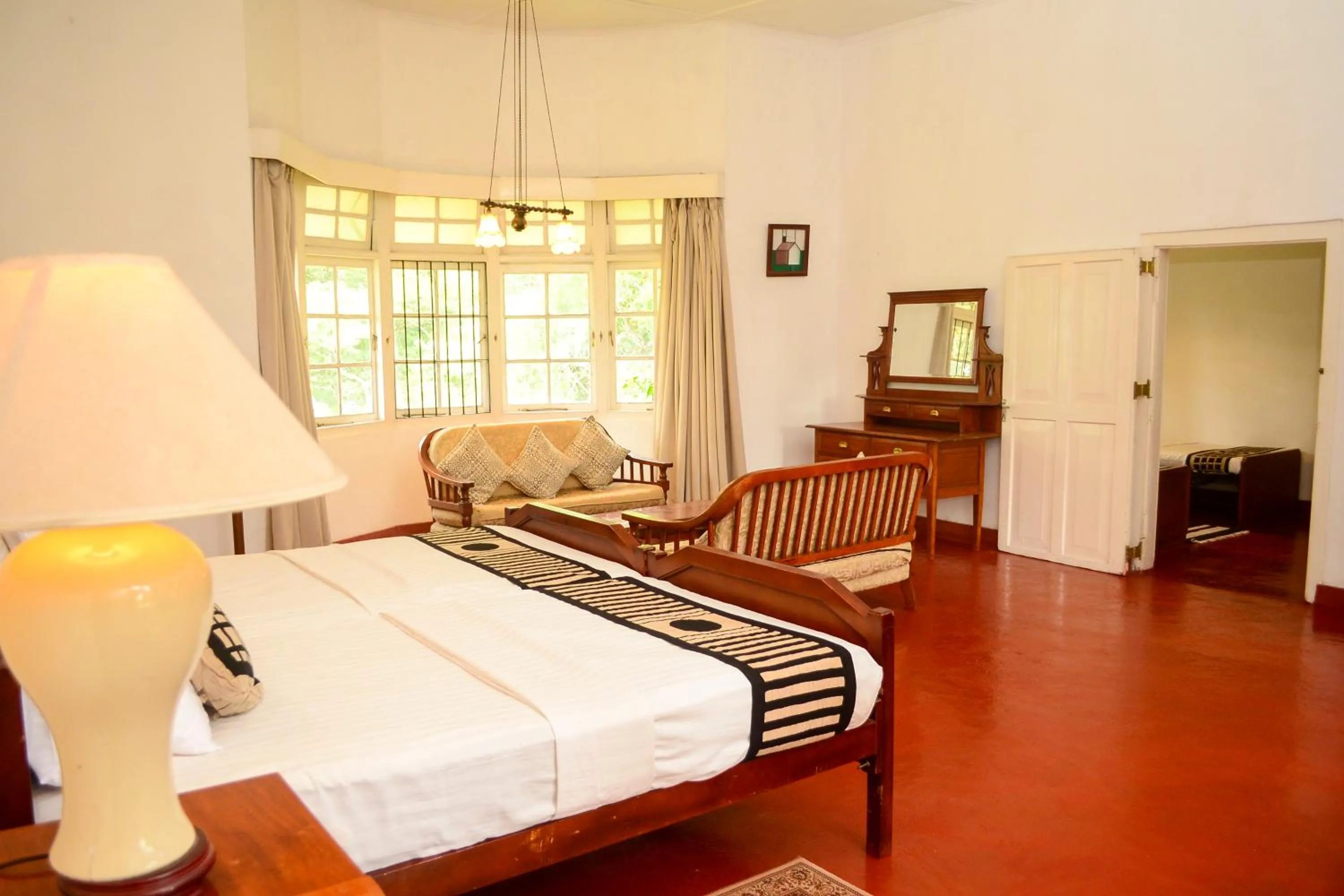 Bed in Hatale Tea Estate Bungalow