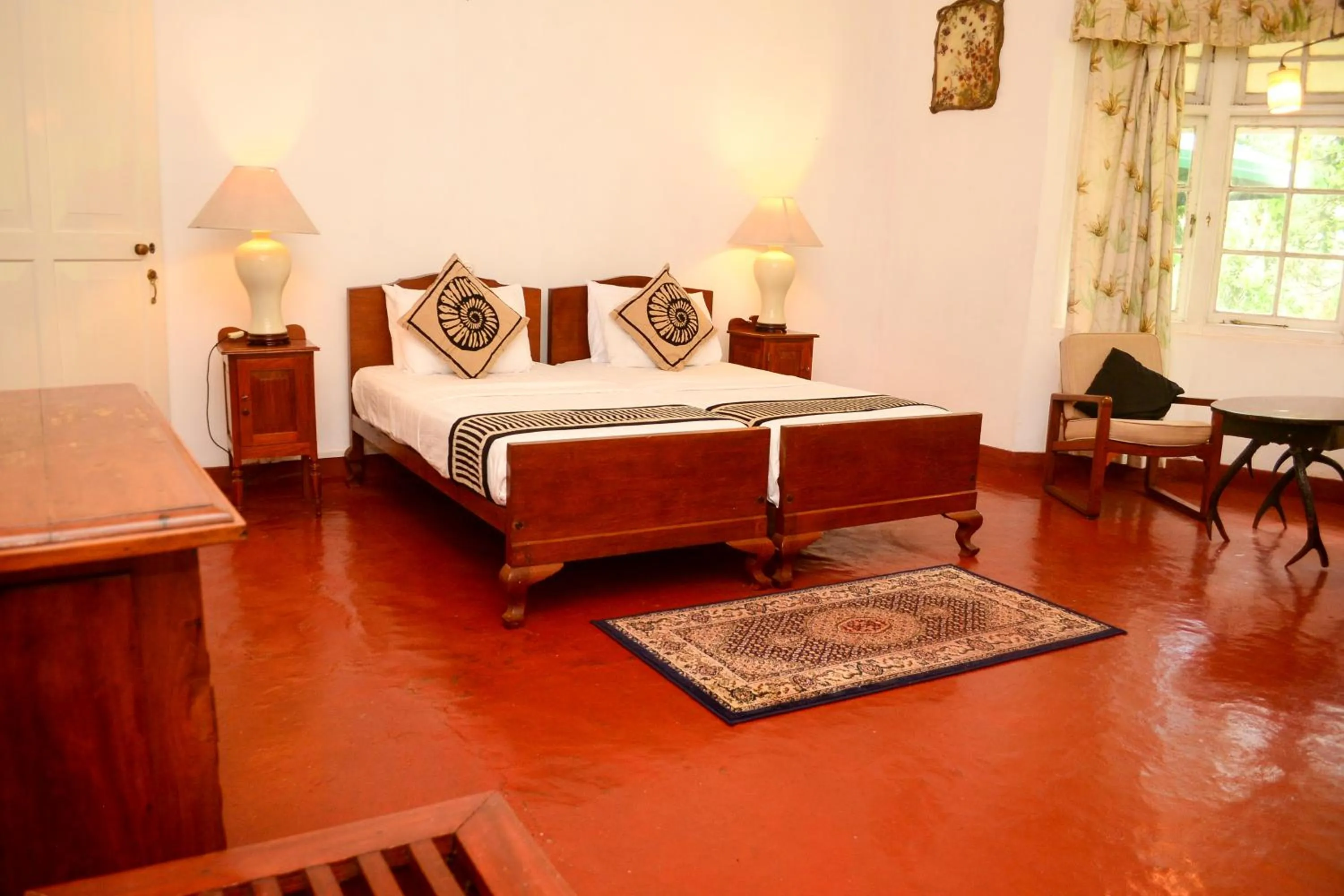 Bed in Hatale Tea Estate Bungalow