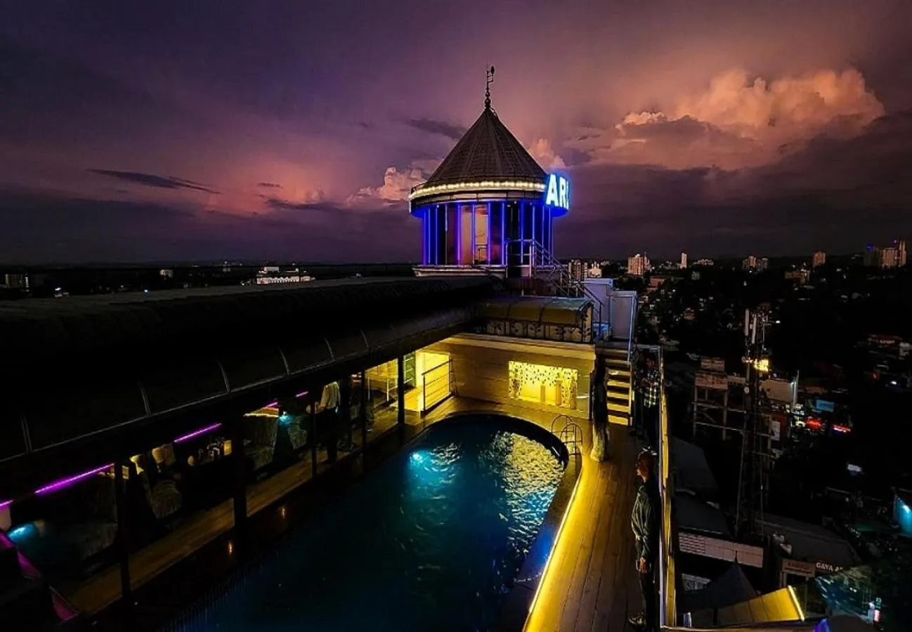 Swimming pool in Hotel Arcadia