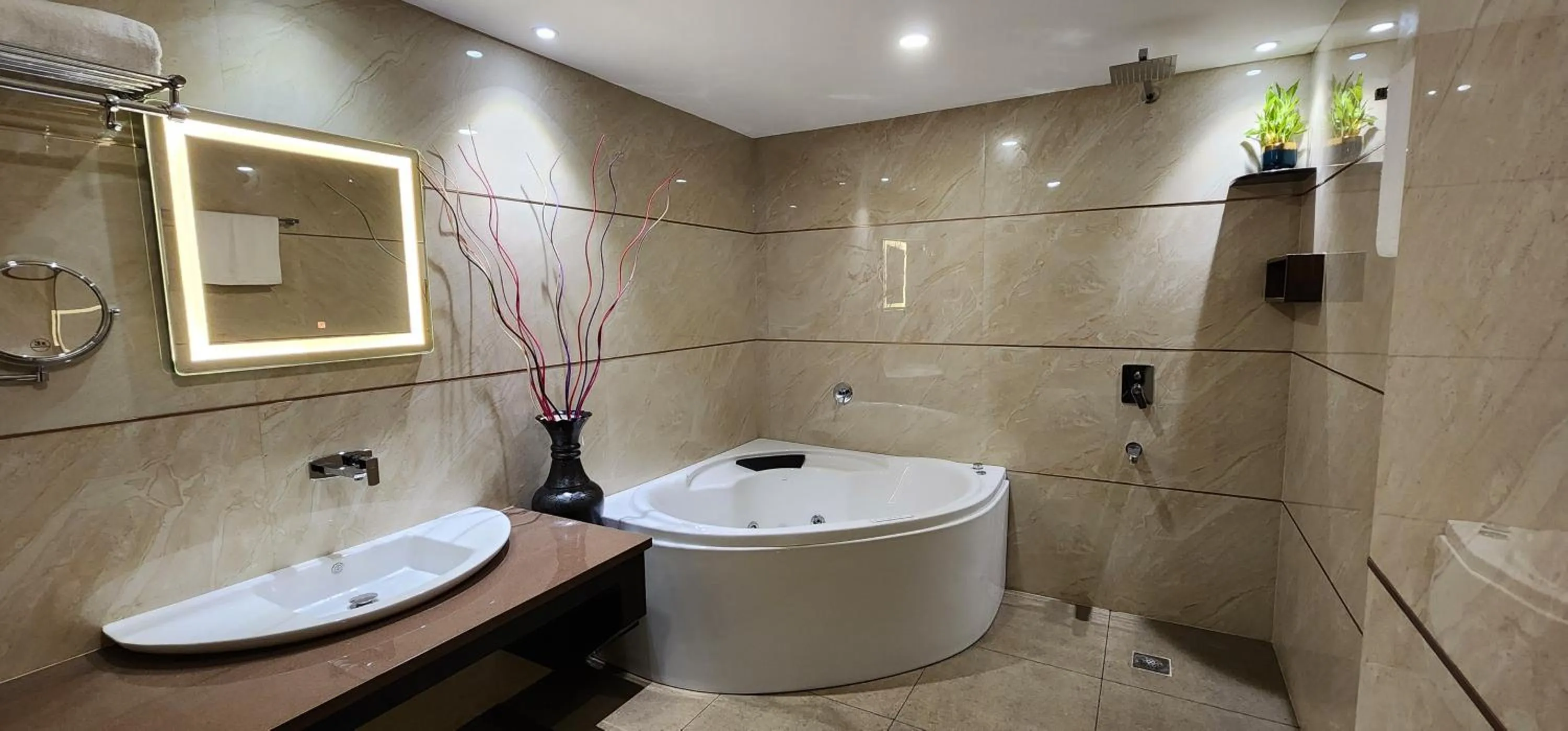 Bathroom in Hotel Arcadia