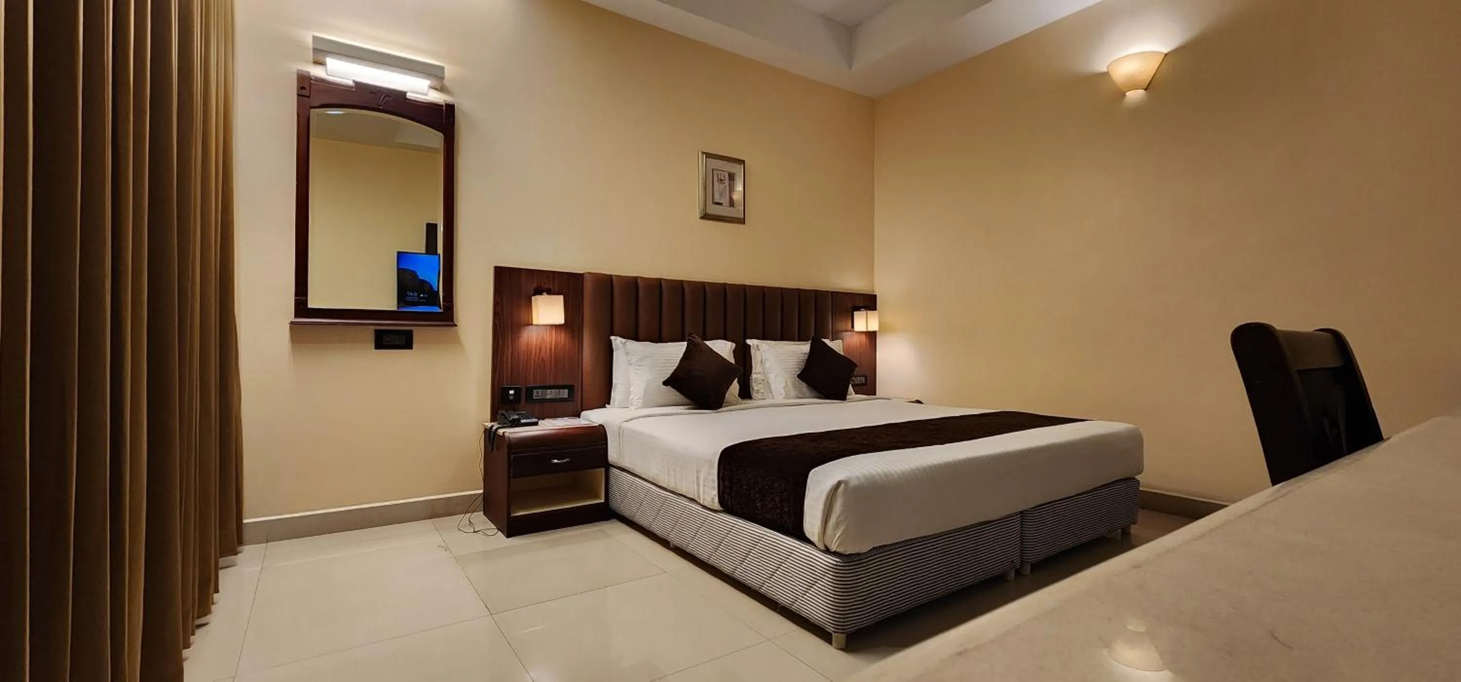 Bed in Hotel Arcadia