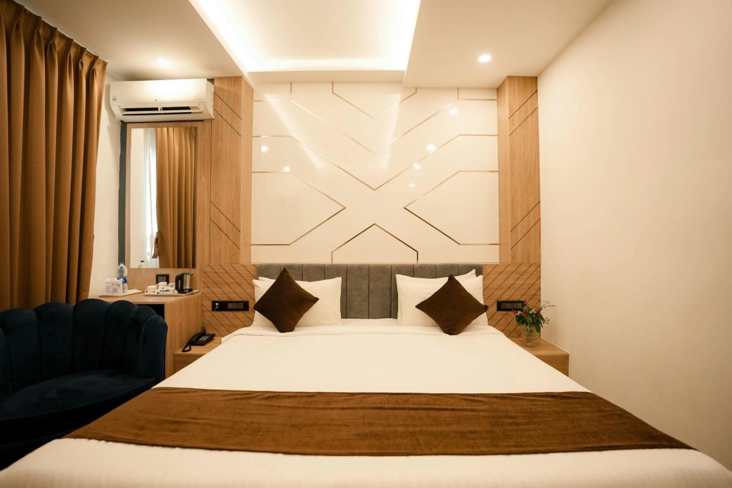 Bed in Hotel Arcadia