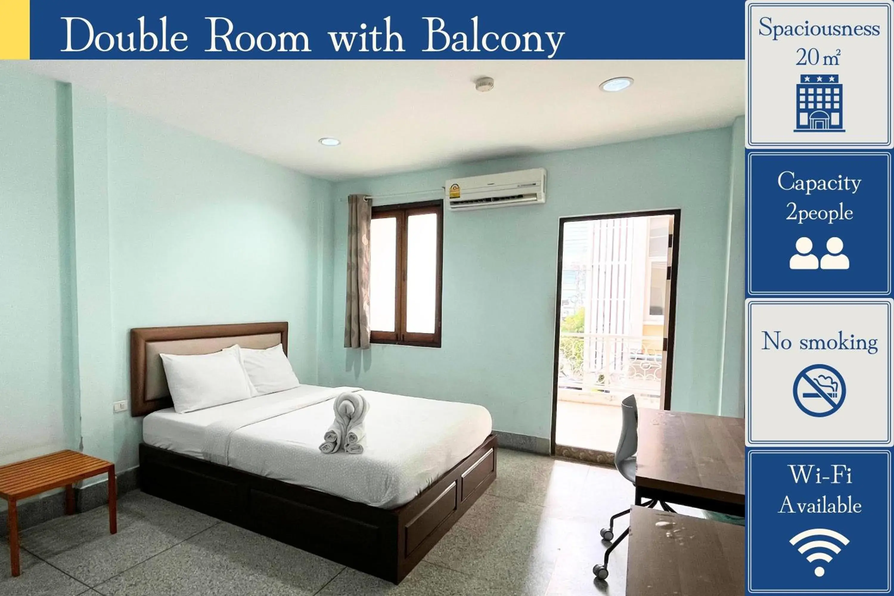 Double Room with Balcony in Excel Hotel Bangkok former Sri Krungthep Hotel Double Room with Balcony in Excel Hotel Bangkok former Sri Krungthep Hotel