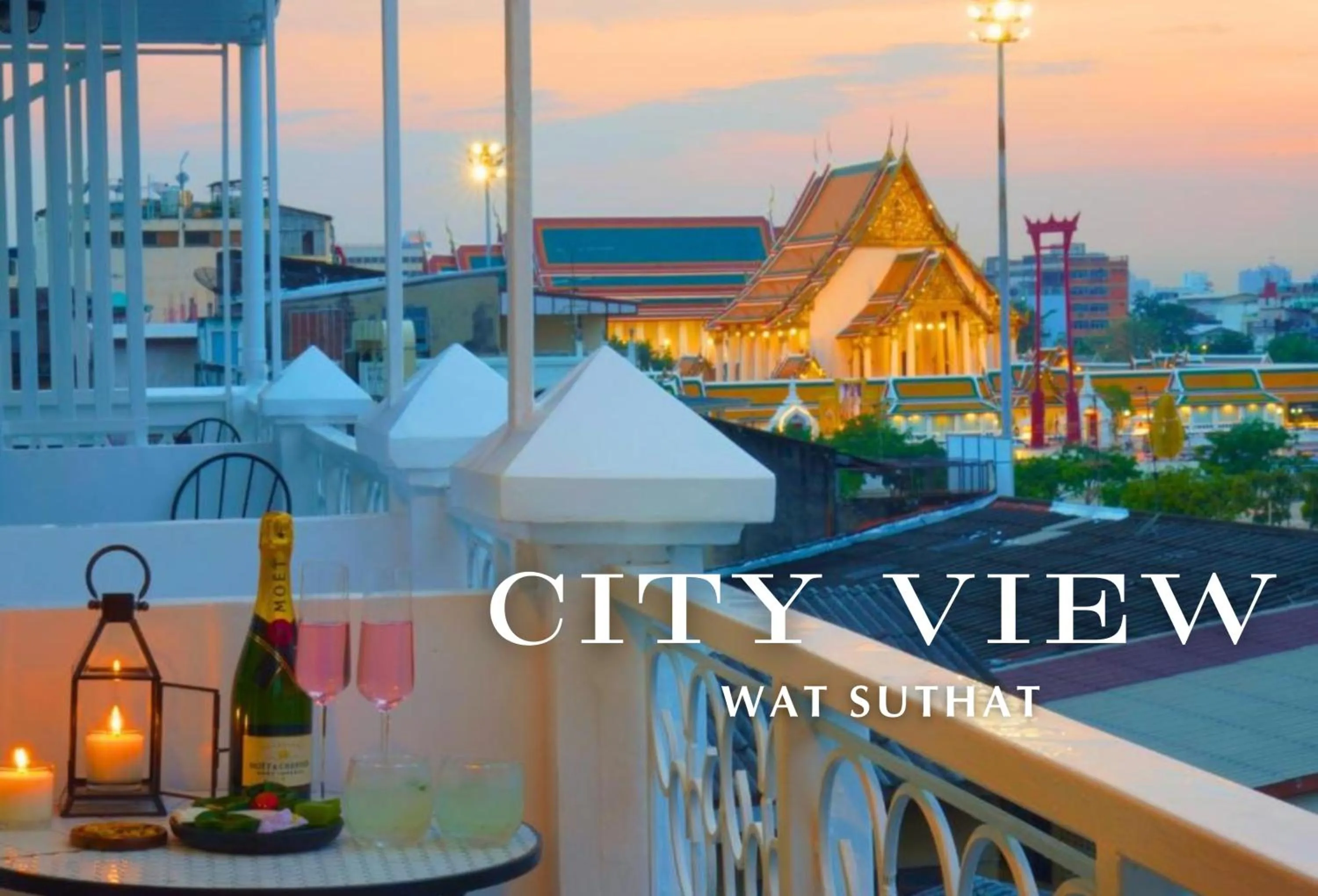 Balcony/Terrace in Excel Hotel Bangkok former Sri Krungthep Hotel