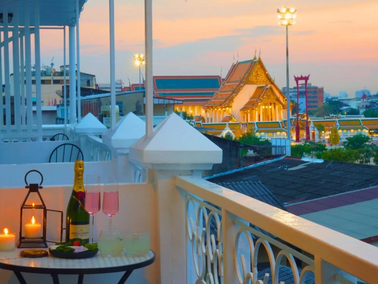 Balcony/Terrace in Excel Hotel Bangkok former Sri Krungthep Hotel