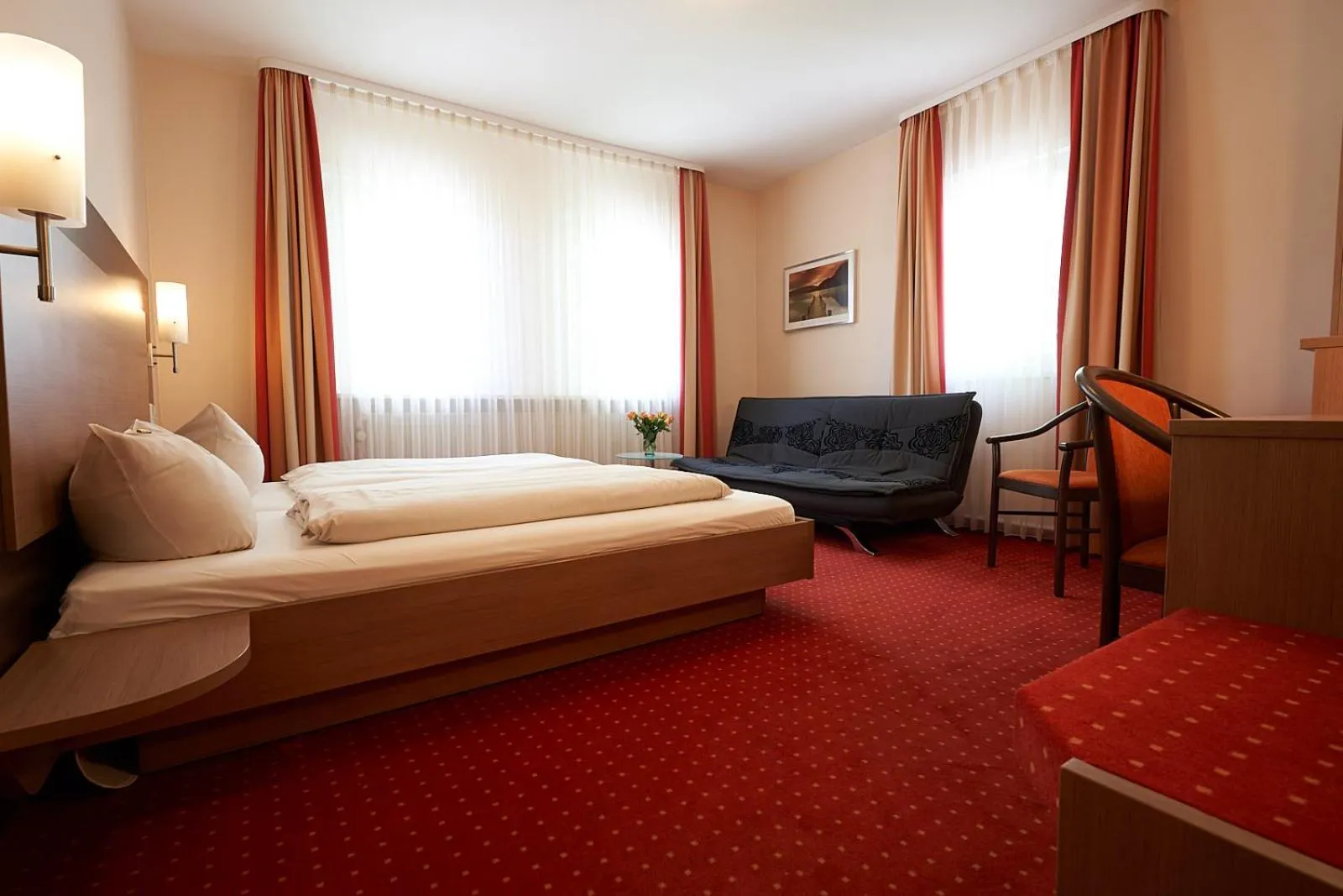 Bedroom, Bed in Hotel Gasthof König Karl