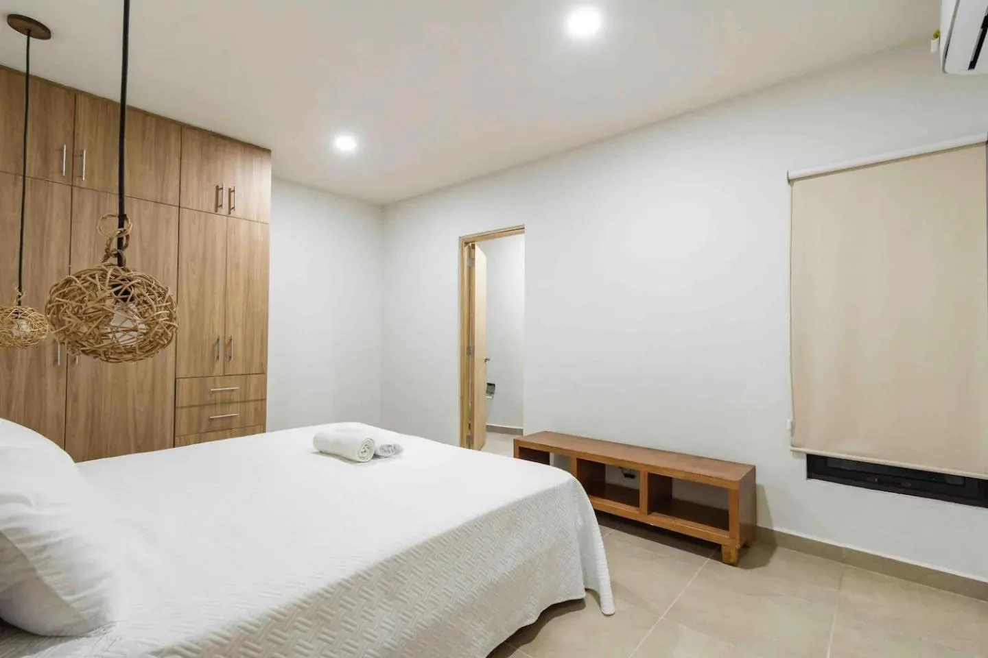 Bed in Elementus Tulum