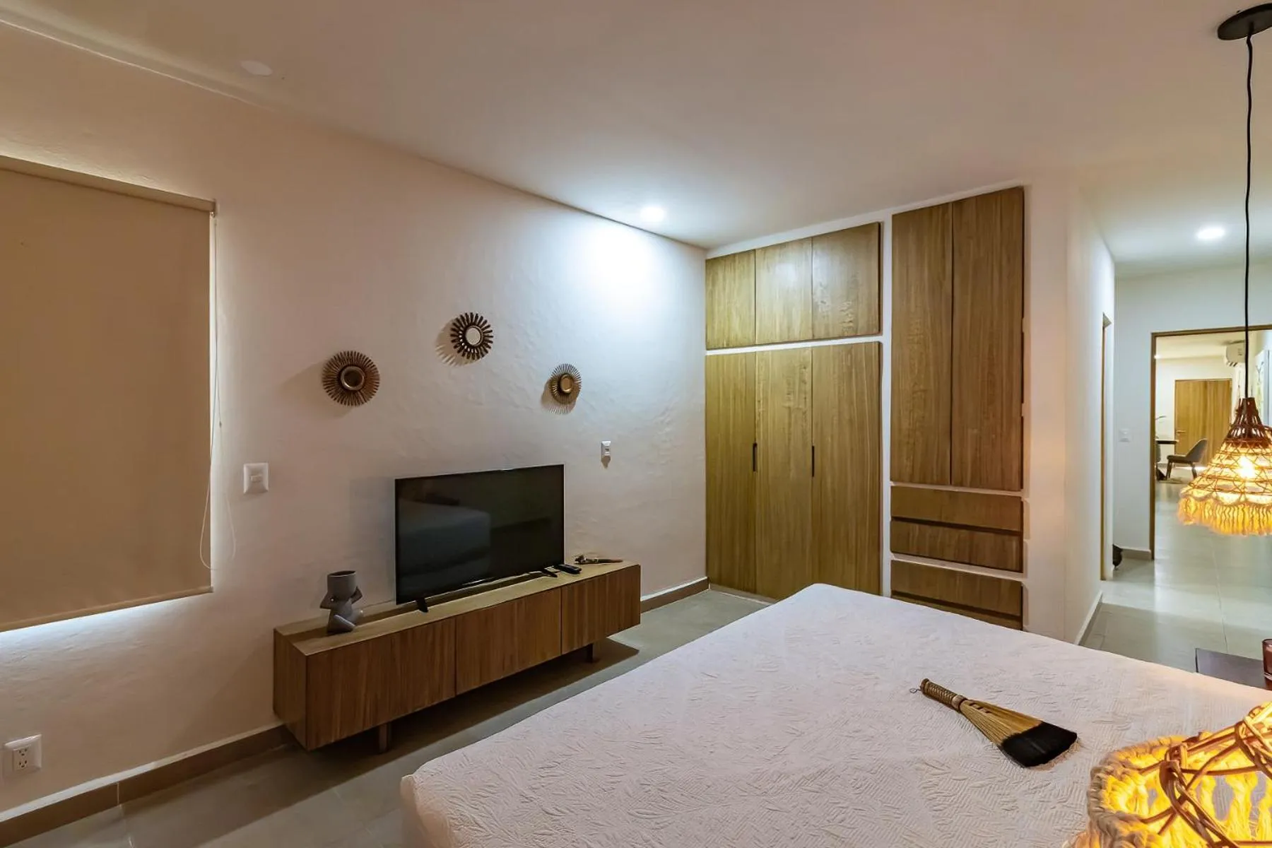 Bed in Elementus Tulum