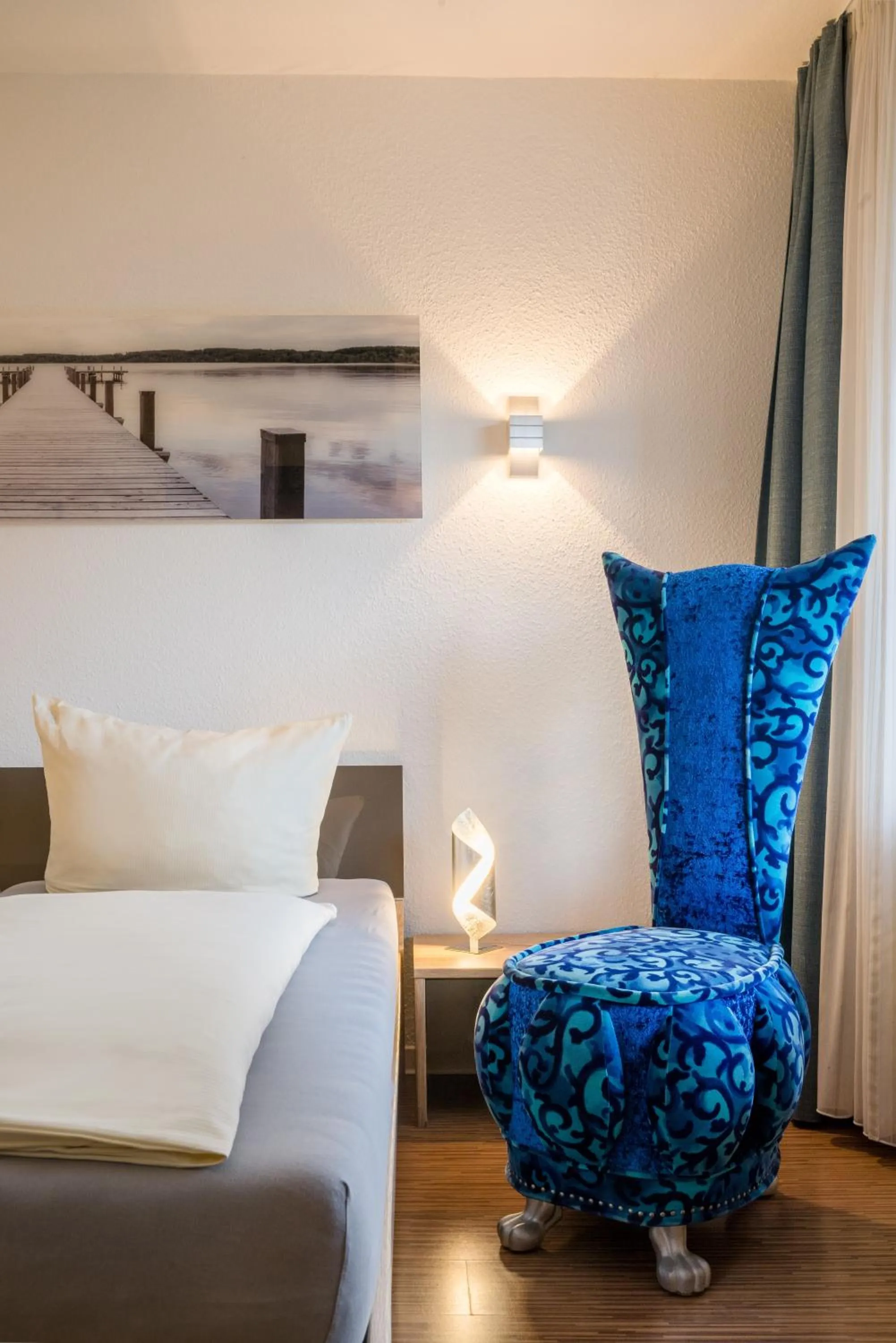 Bed in Hotel Am Gottesauer Schloss