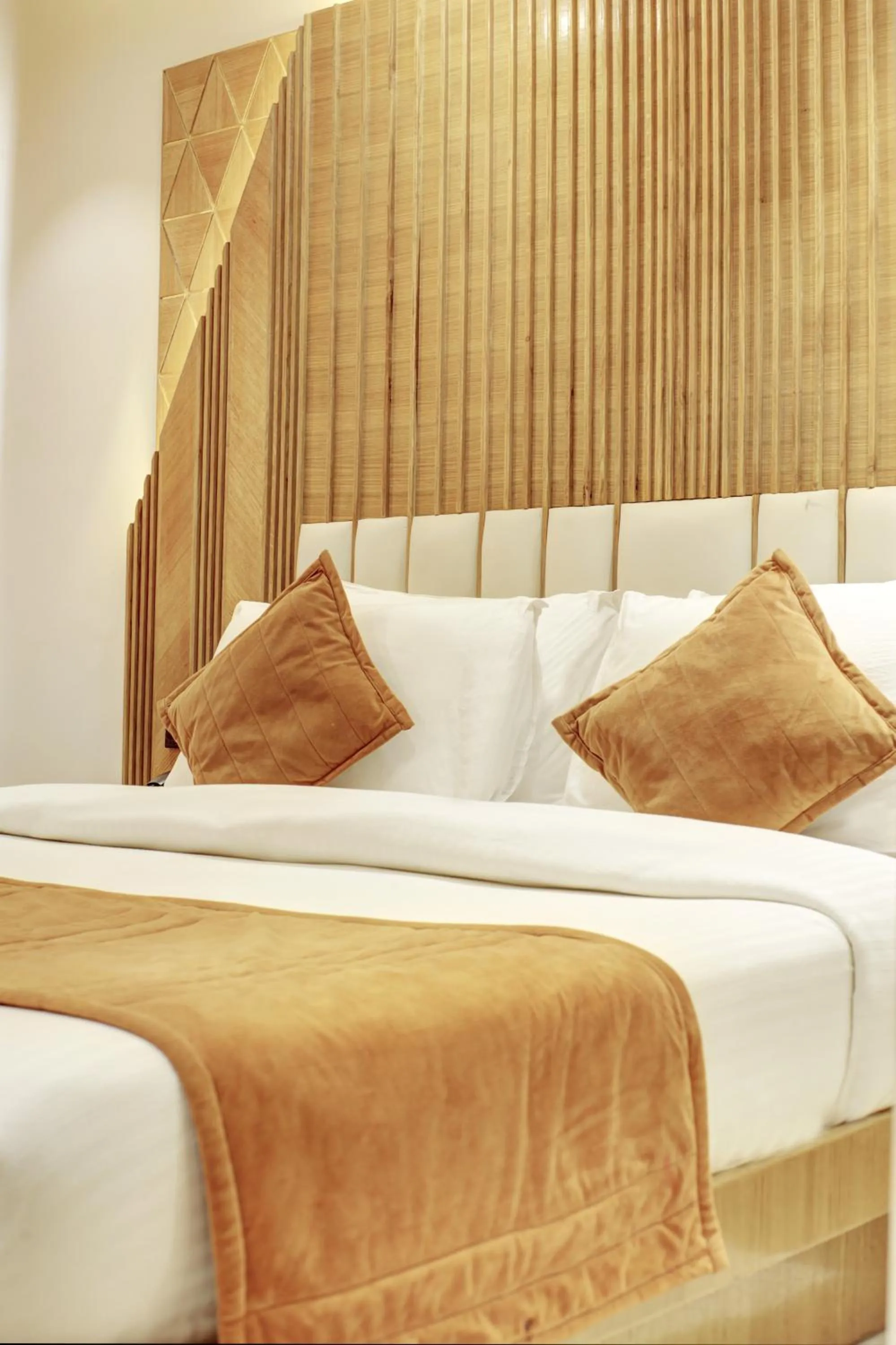 Bedroom, Bed in Hotel Krishna Plaza Just Near New Delhi Station And Connaught Place By M S Hospitality