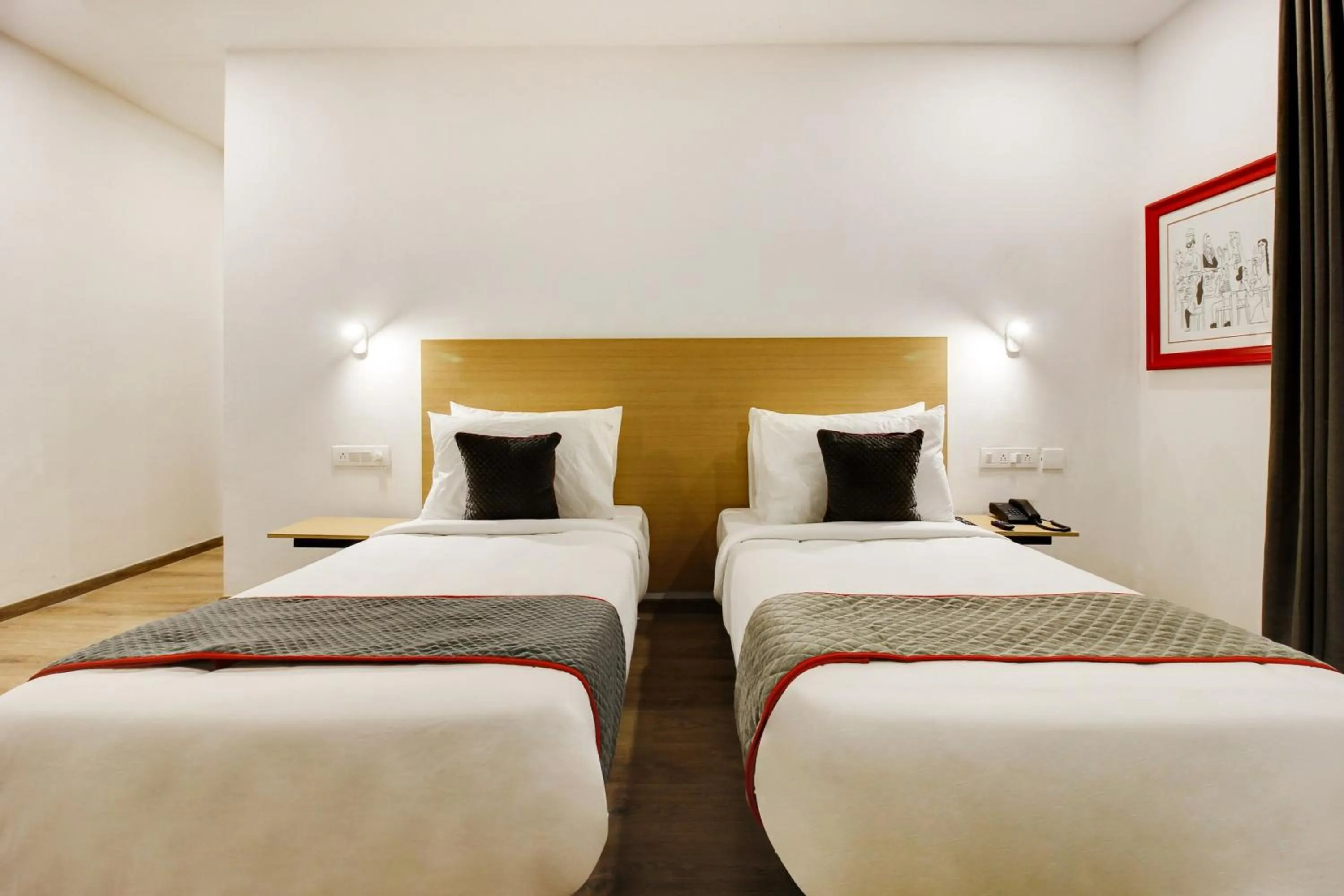 Bedroom, Bed in Super townhouse moosapet Rcc Prime