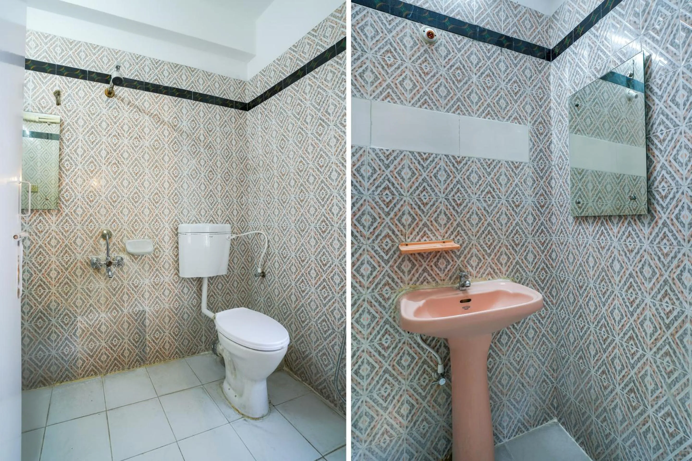 Bathroom in Hotel O Raja Residency Near Snow World