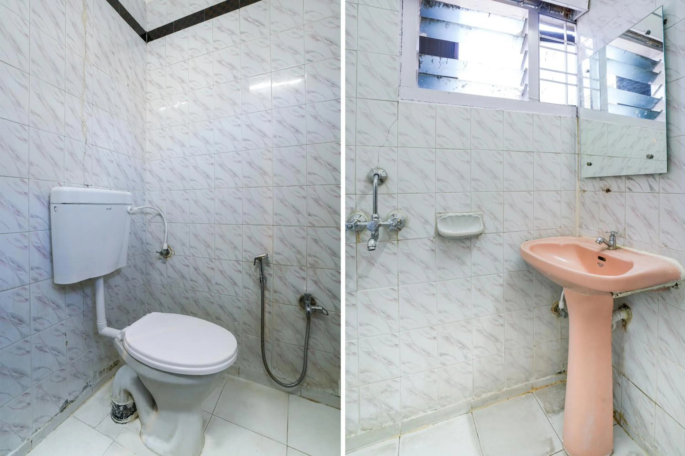 Bathroom in Hotel O Raja Residency Near Snow World