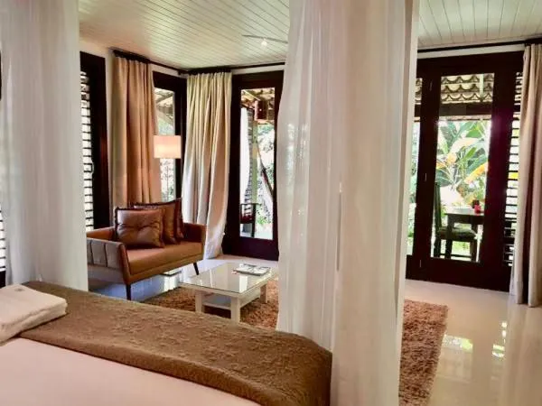 Living room, Bed in Mangueira Boutique Hotel Moreré