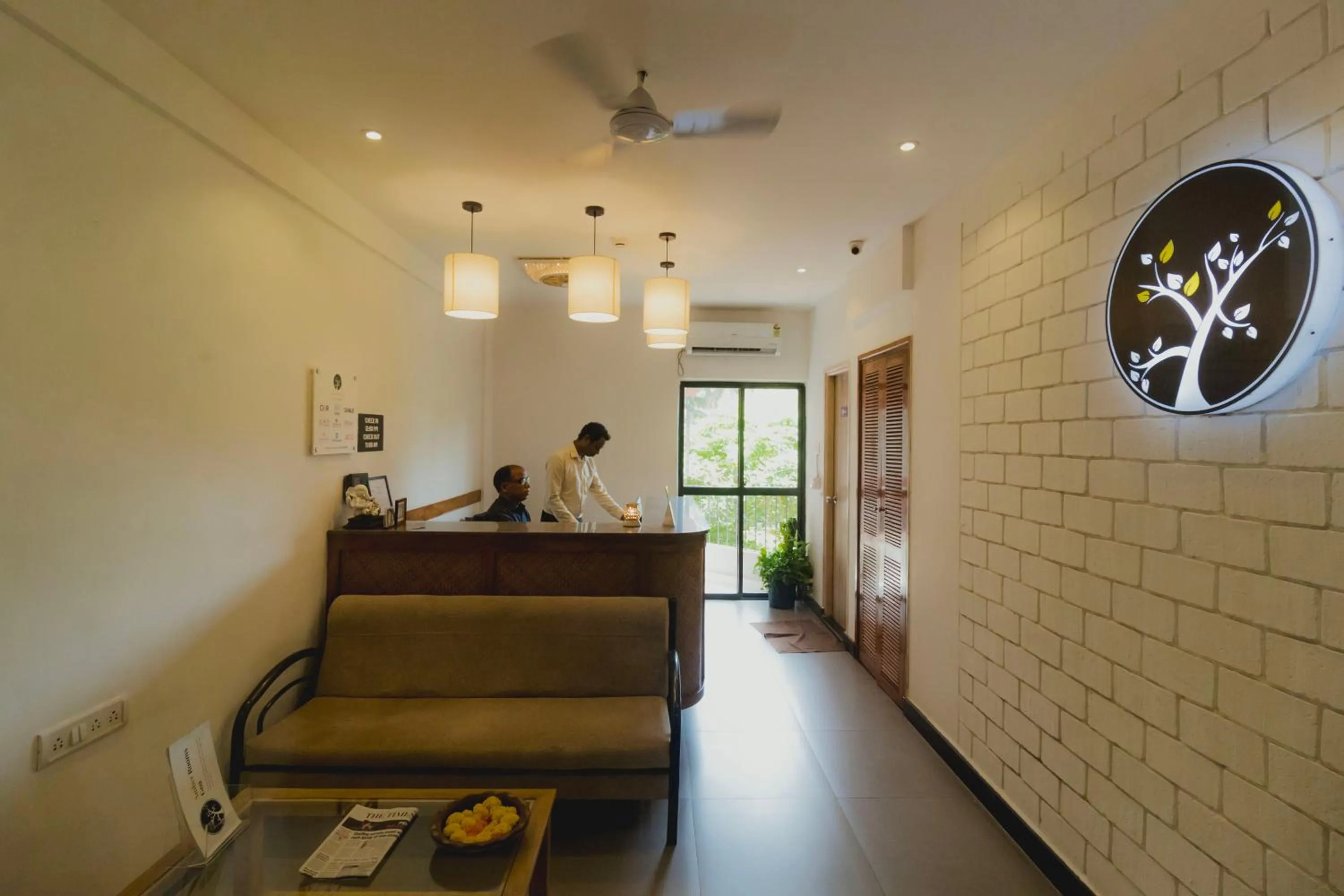 Seating area in Amber Rooms