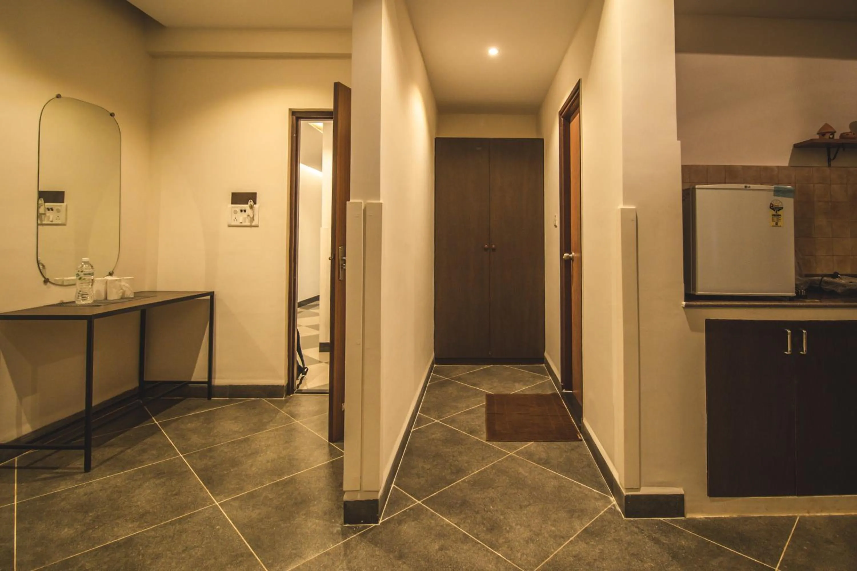 Kitchen or kitchenette in Amber Rooms