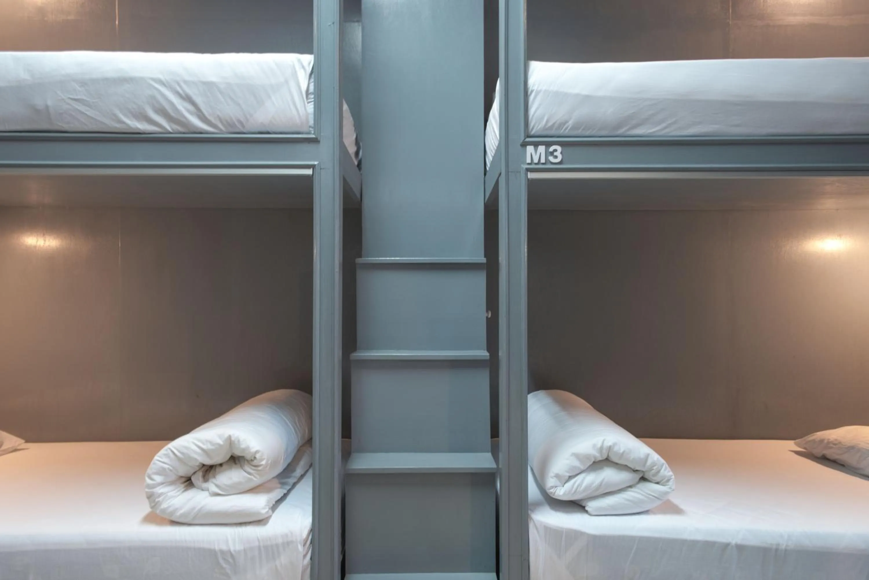 Bed in Mee Hug Guesthouse