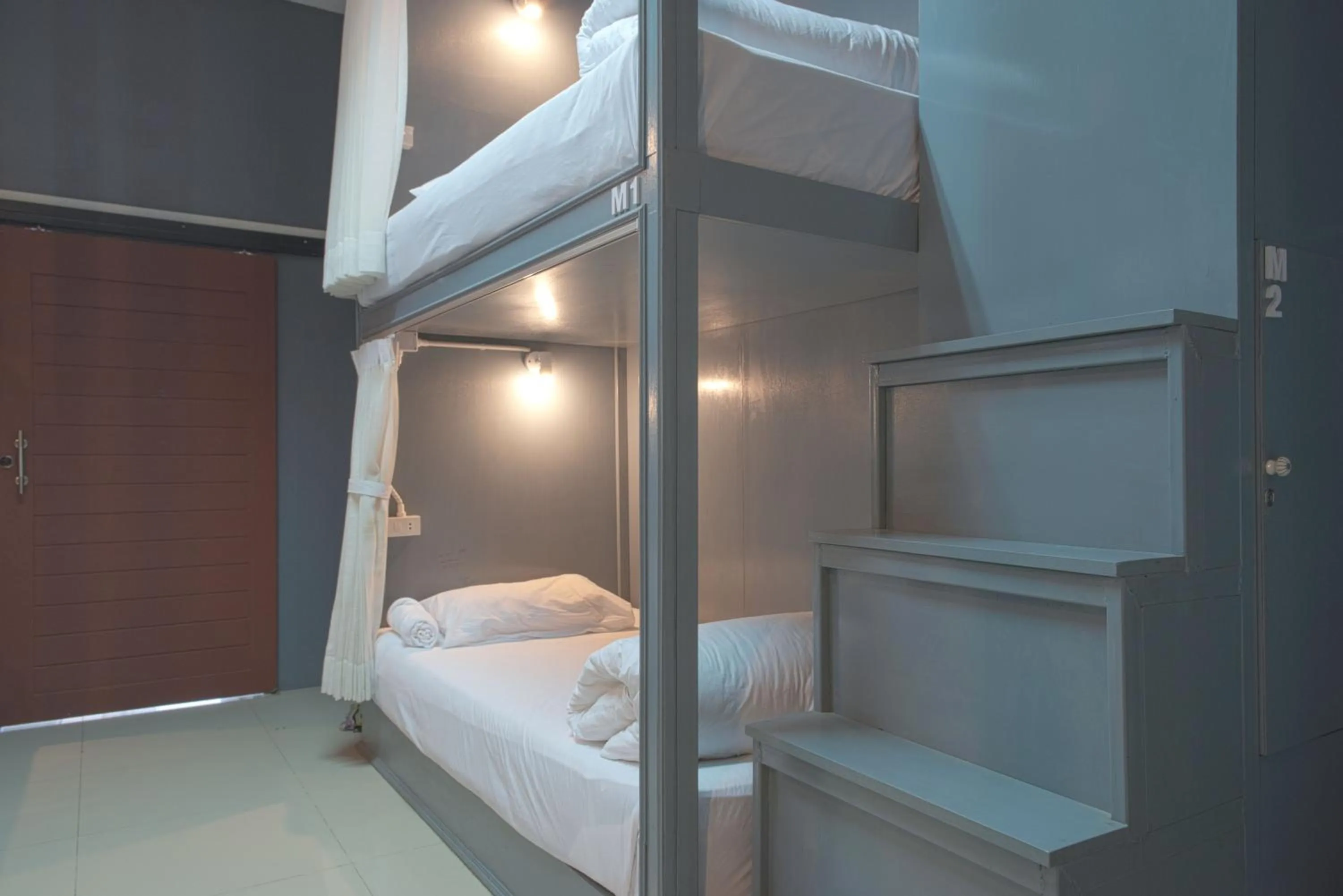 Bed in Mee Hug Guesthouse