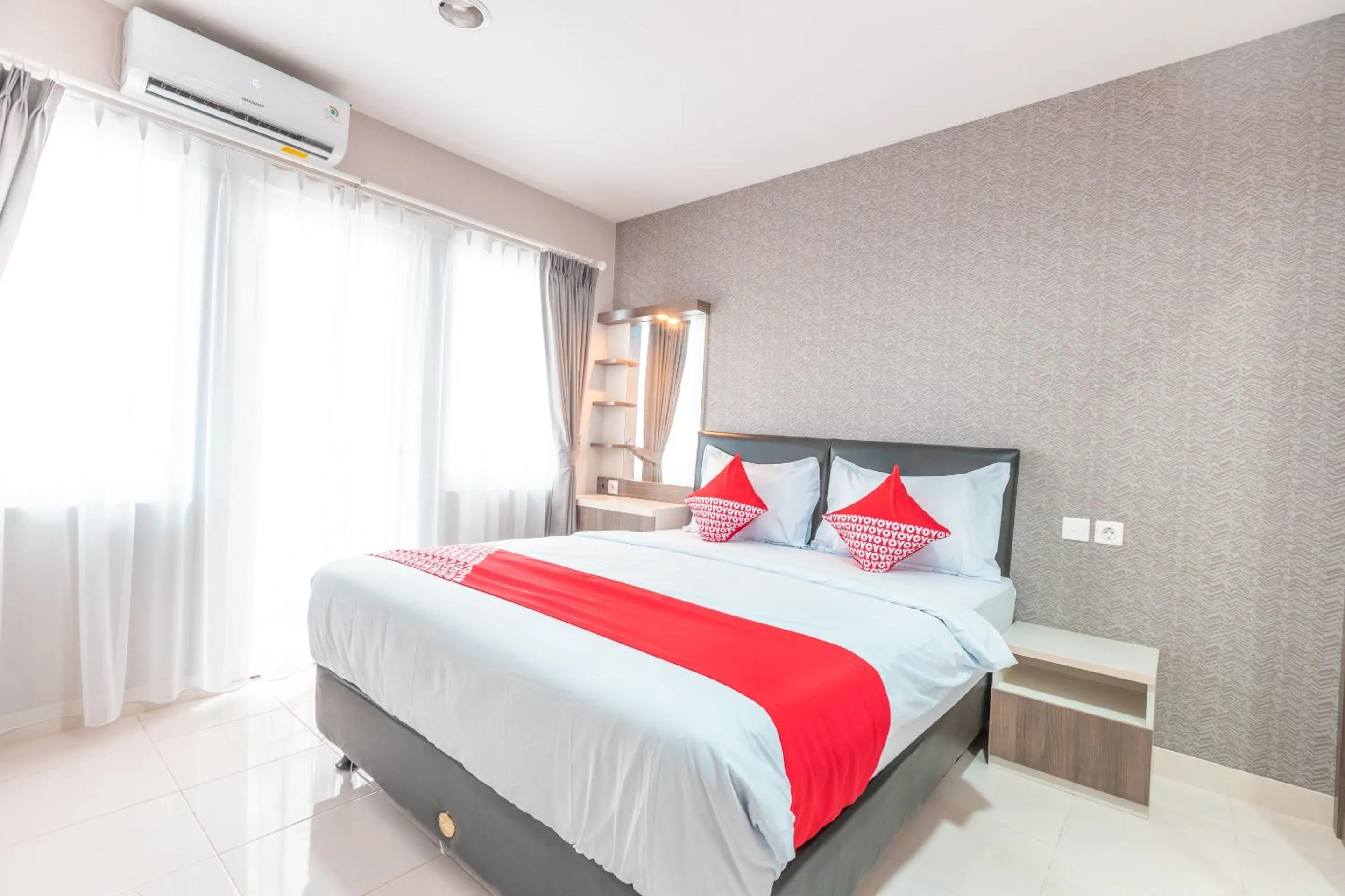 Bedroom, Bed in Hotel O Apartement Sentul Tower
