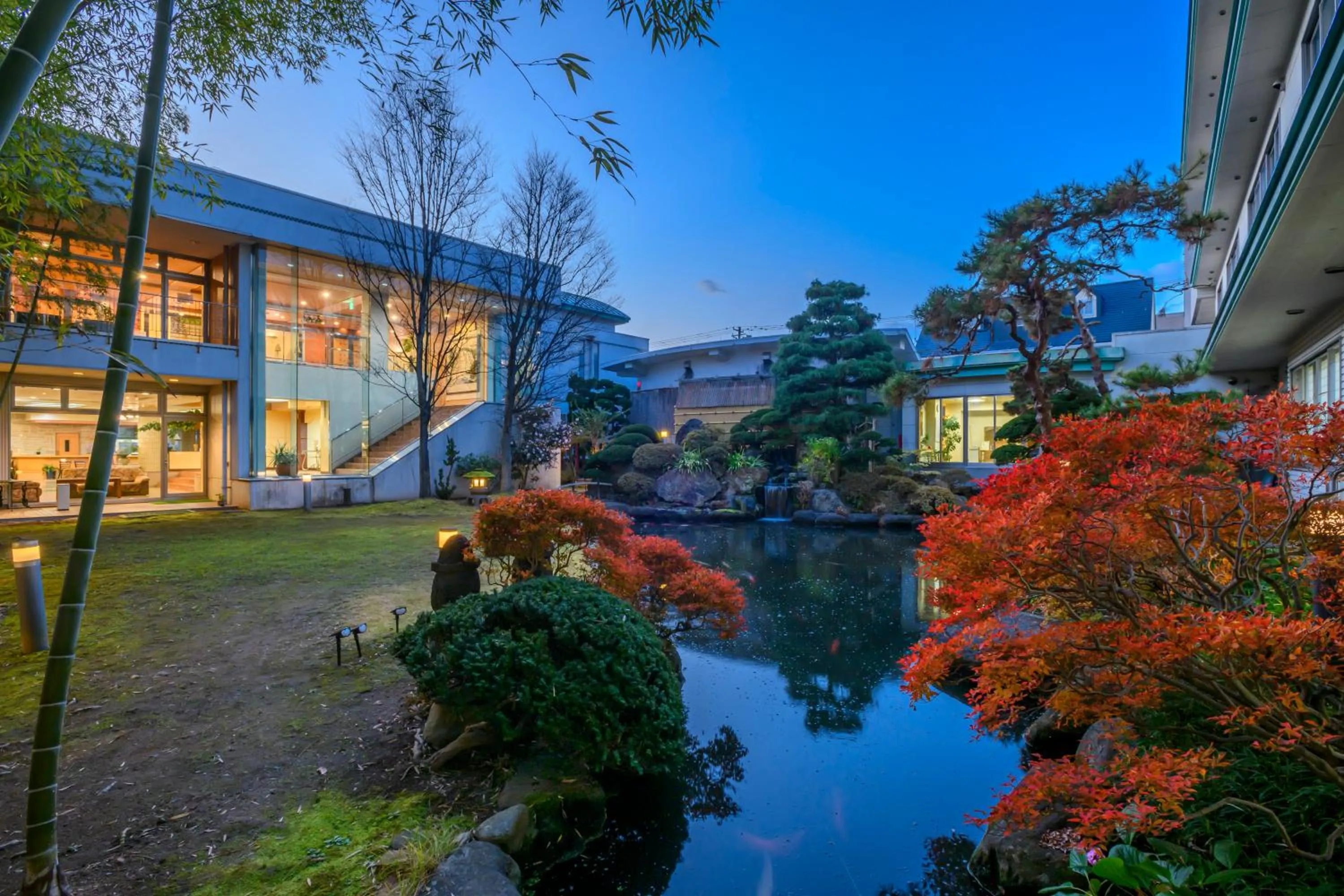 Garden in Hotel Symphony Sagae Onsen