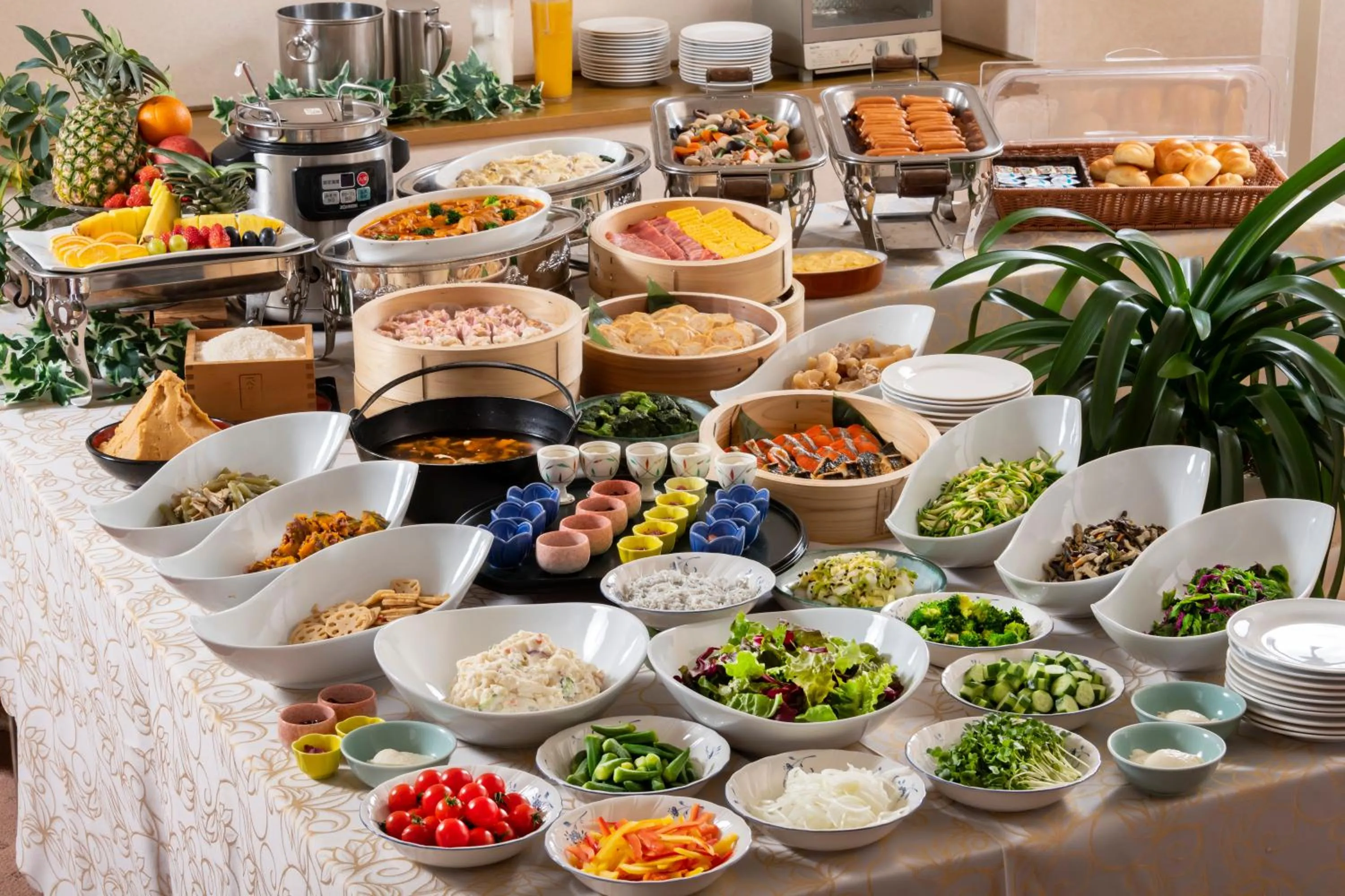 Breakfast in Hotel Symphony Sagae Onsen