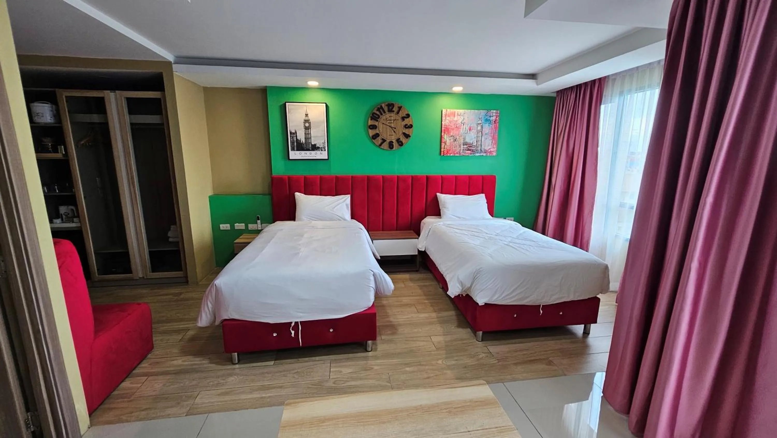 Bed in BlueTel Re'sidencE Bangkok IMPACT บลูเทล เรซิดองส์ กรุงเทพ อิมแพค