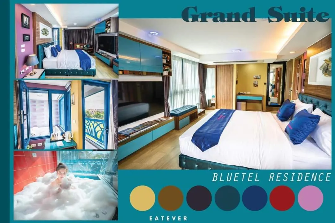 Grand Suite with Jacuzzi  in BlueTel Re'sidencE Bangkok IMPACT - 1 Time Drop-Off Service to Impact