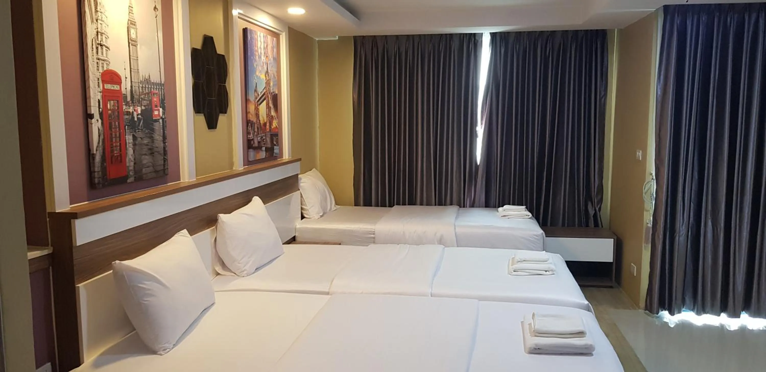 Bed in BlueTel Re'sidencE Bangkok IMPACT บลูเทล เรซิดองส์ กรุงเทพ อิมแพค