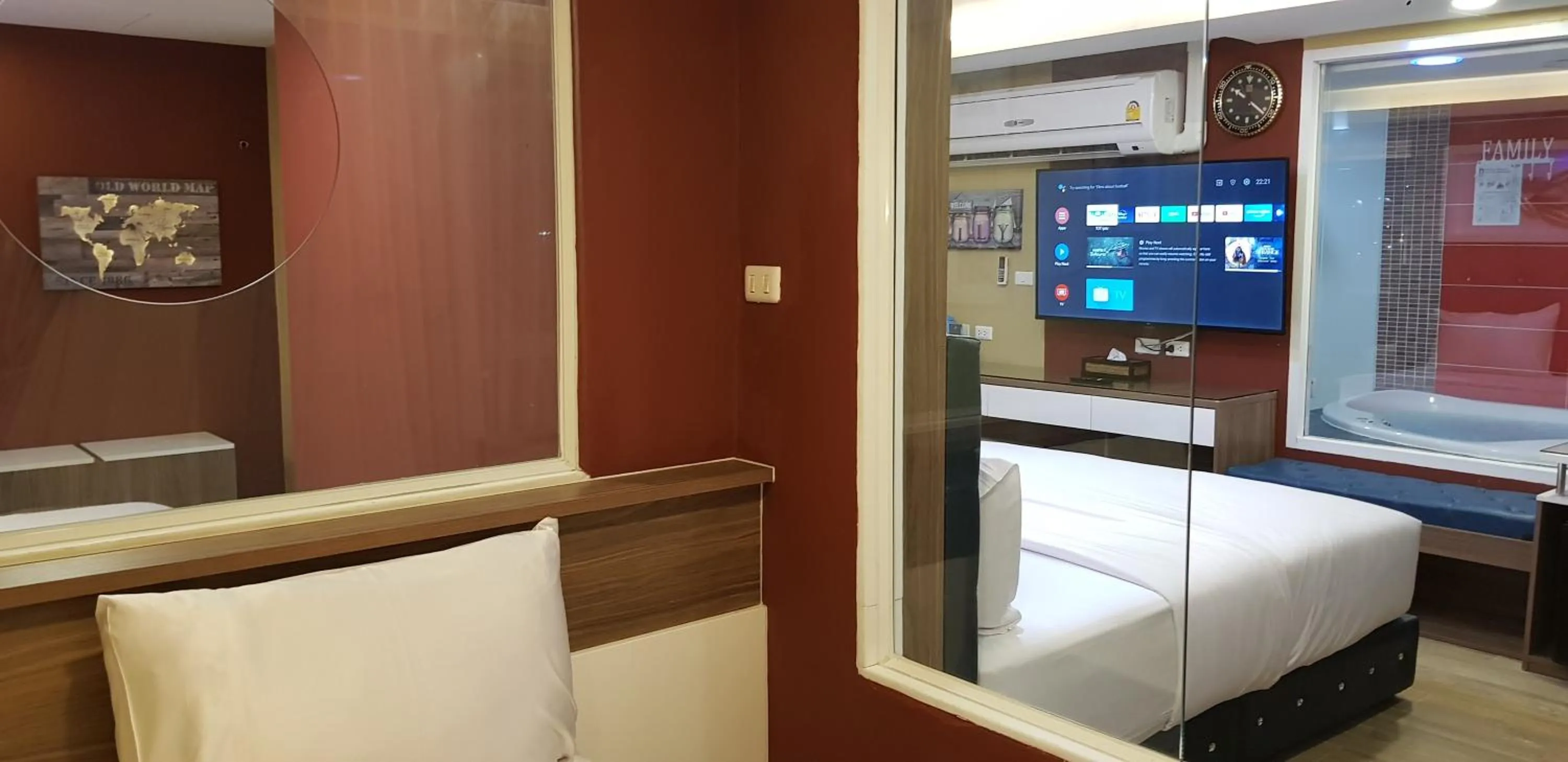 Bed in BlueTel Re'sidencE Bangkok IMPACT บลูเทล เรซิดองส์ กรุงเทพ อิมแพค