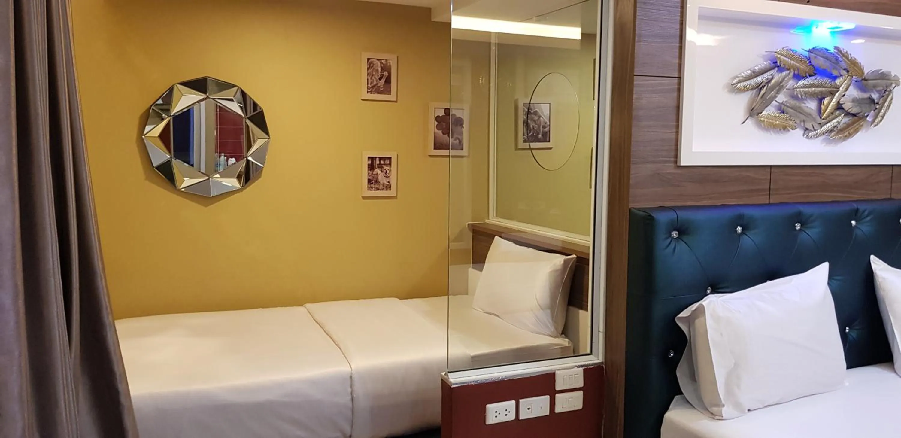 Bed in BlueTel Re'sidencE Bangkok IMPACT บลูเทล เรซิดองส์ กรุงเทพ อิมแพค