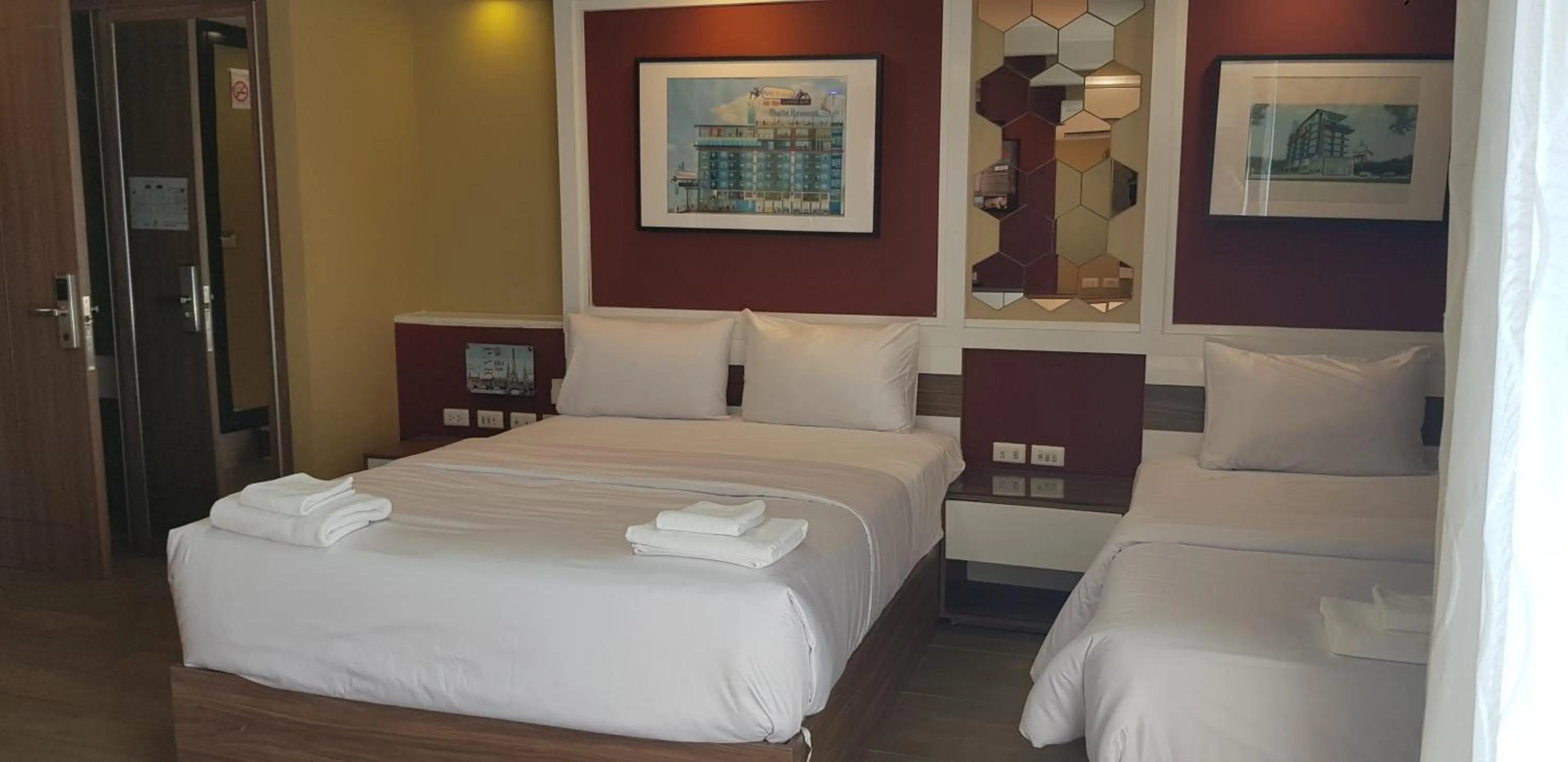 Bed in BlueTel Re'sidencE Bangkok IMPACT บลูเทล เรซิดองส์ กรุงเทพ อิมแพค