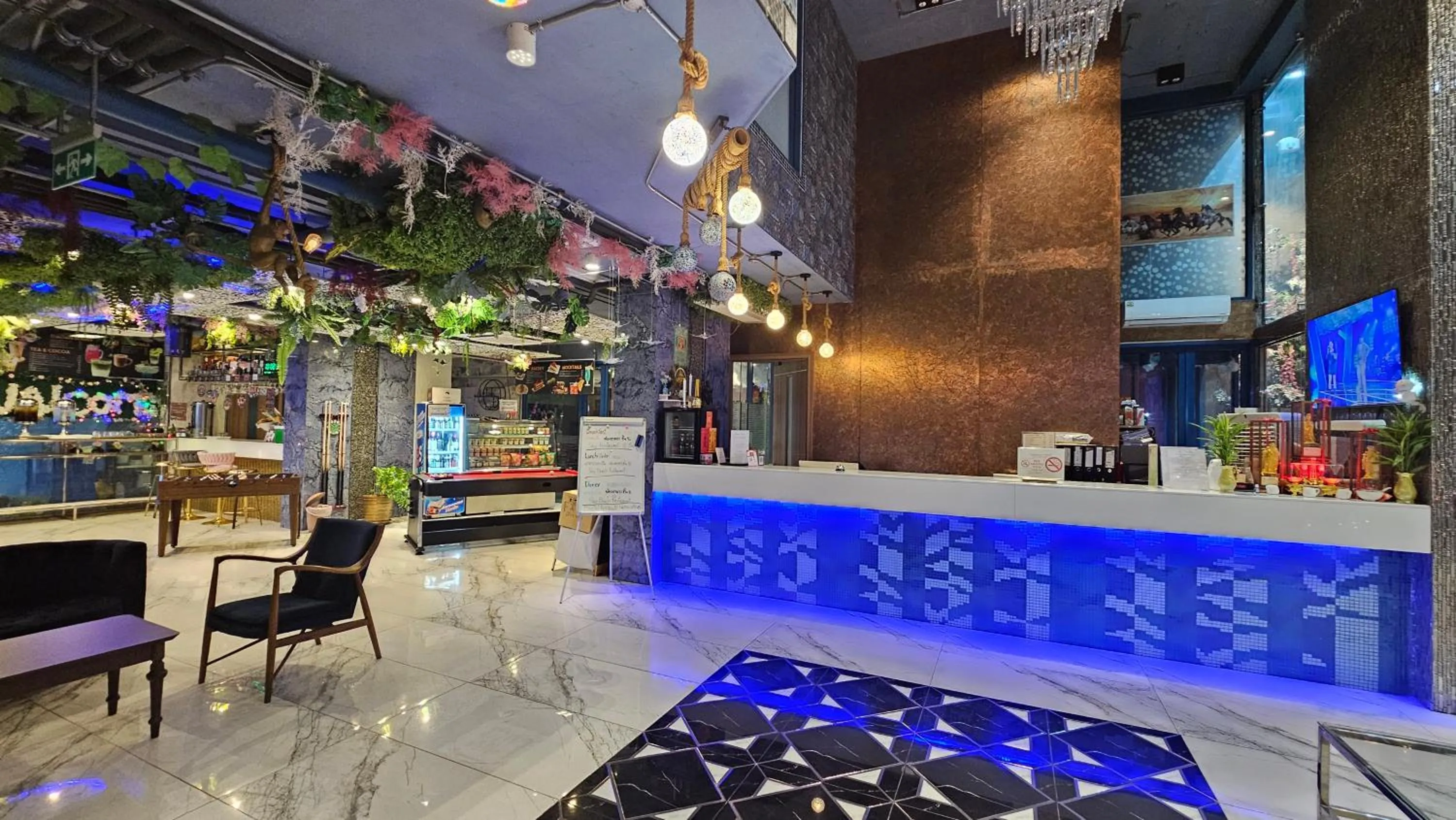 Lobby or reception in BlueTel Re'sidencE Bangkok IMPACT บลูเทล เรซิดองส์ กรุงเทพ อิมแพค